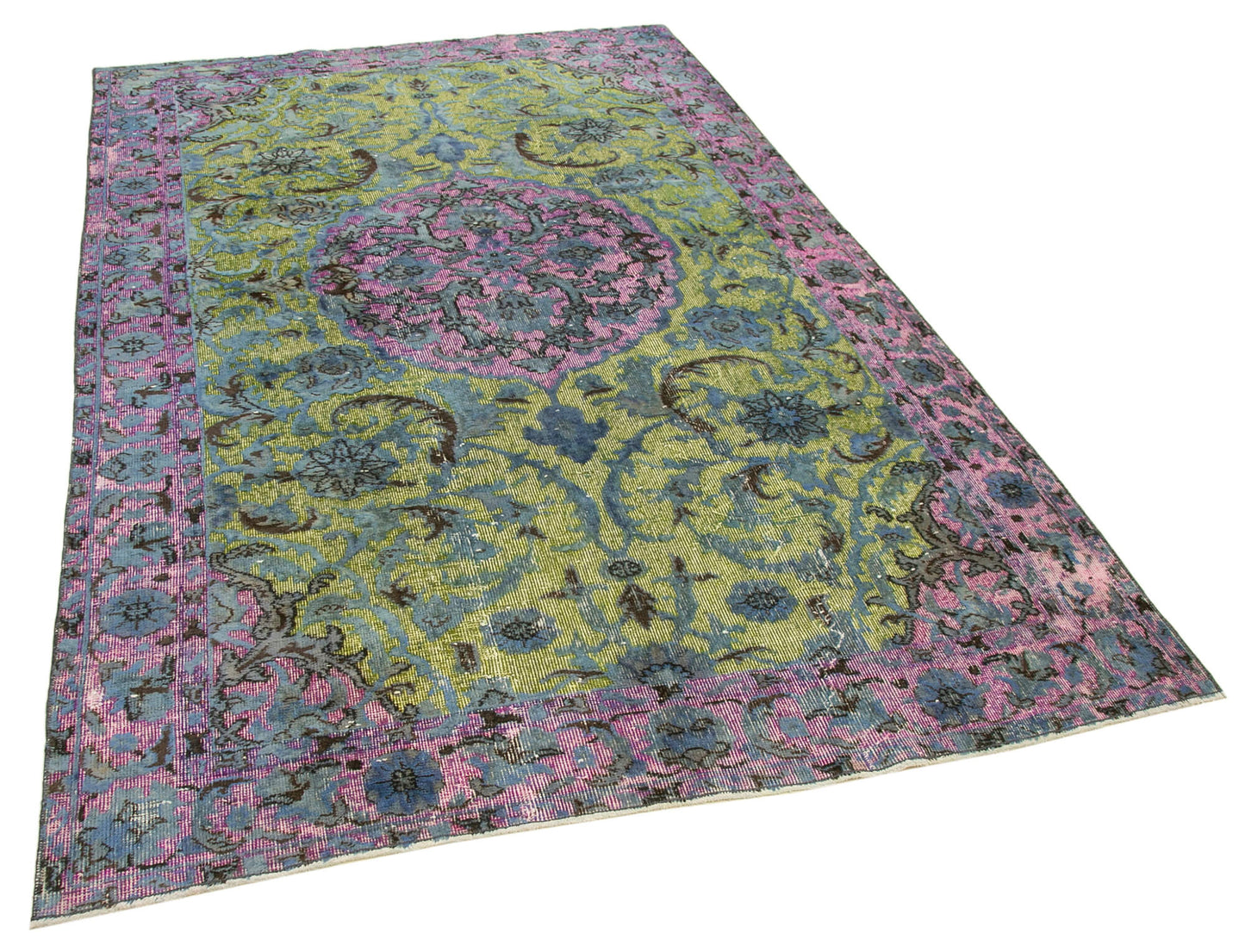 6x9 Pink Over Dyed Rug - 22377