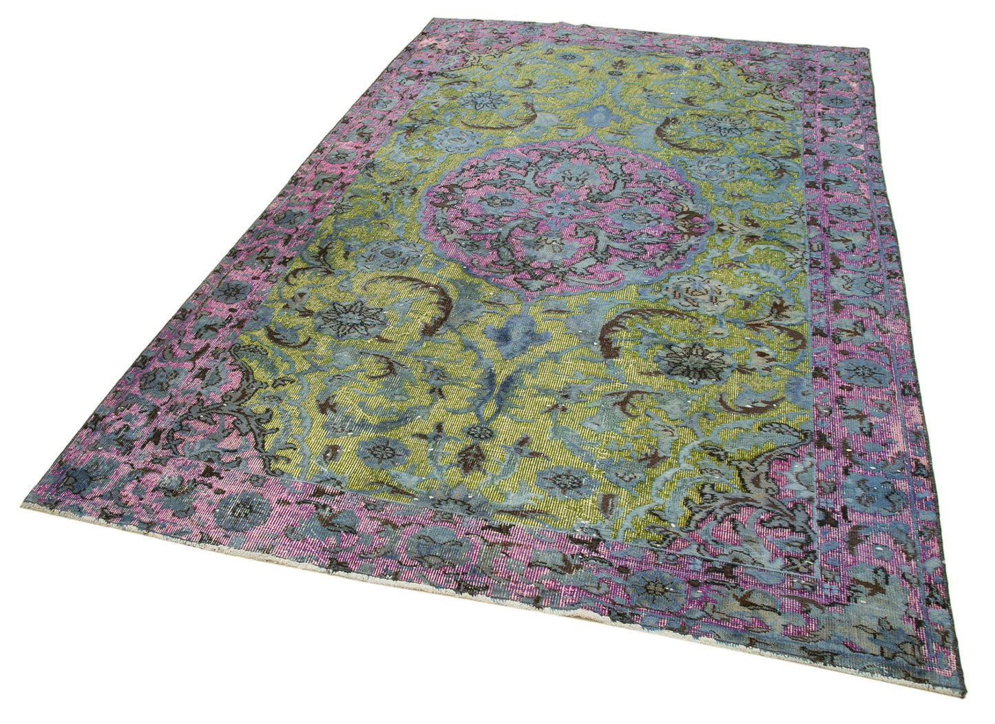 6x9 Pink Over Dyed Rug - 22377