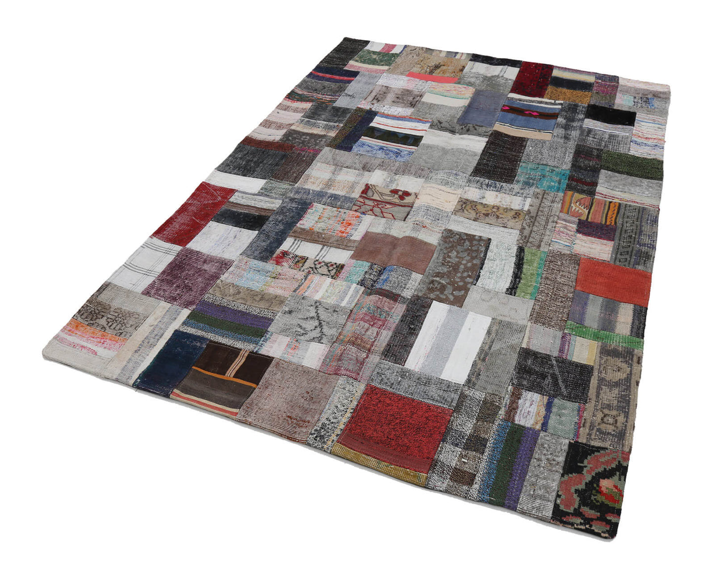 6x8 Multicolor Kilim Patchwork Rug - 22483