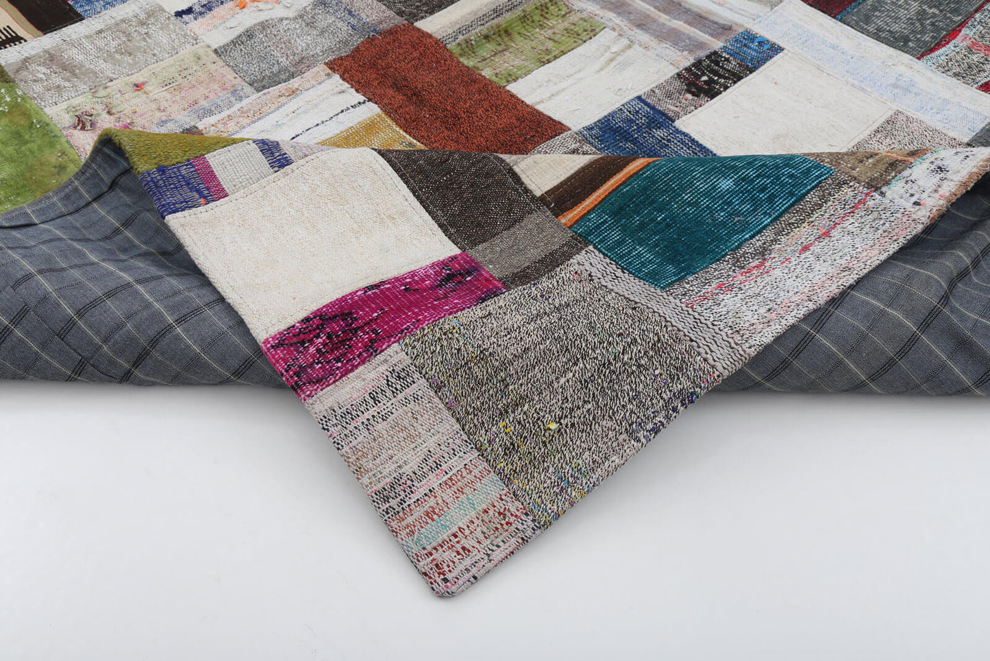 6x8 Multicolor Kilim Patchwork Rug - 22489