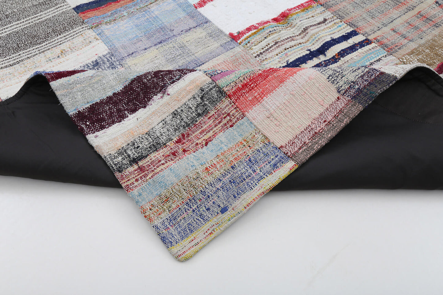 7x10 Multicolor Kilim Patchwork Rug - 22498