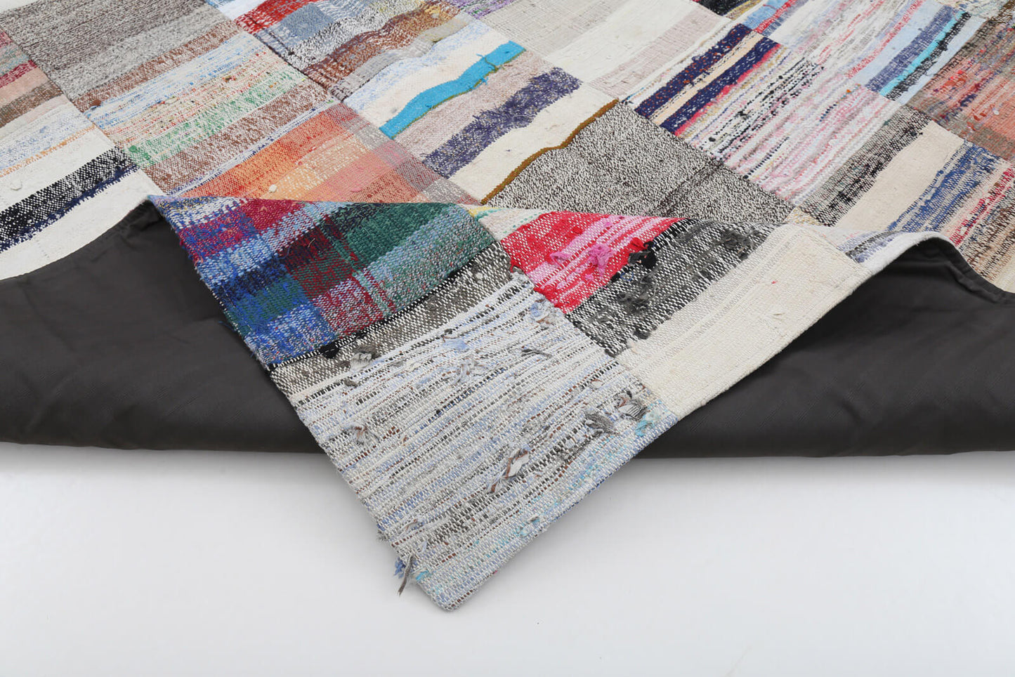 7x10 Multicolor Kilim Patchwork Rug - 22502