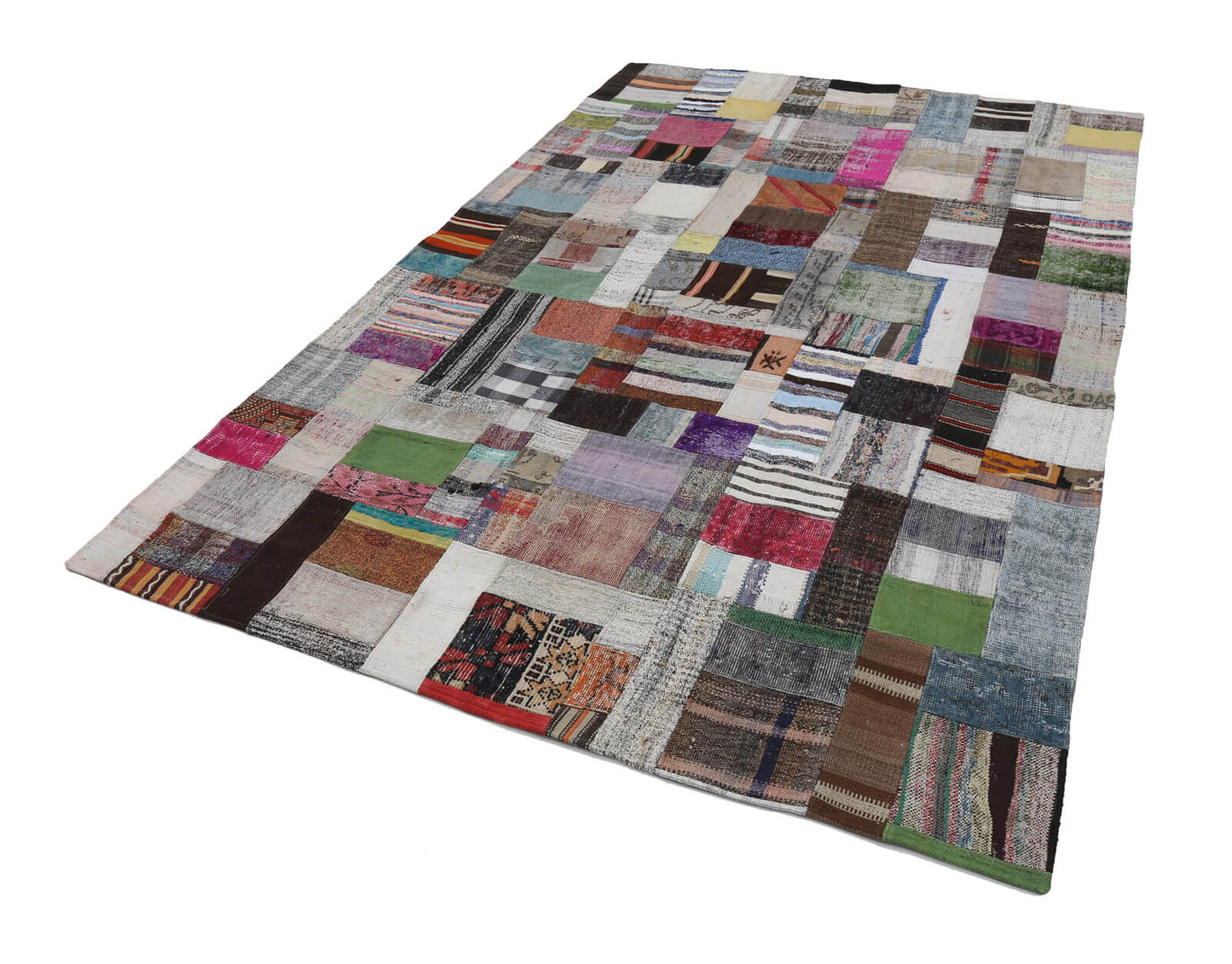 6x10 Multicolor Kilim Patchwork Rug - 22505