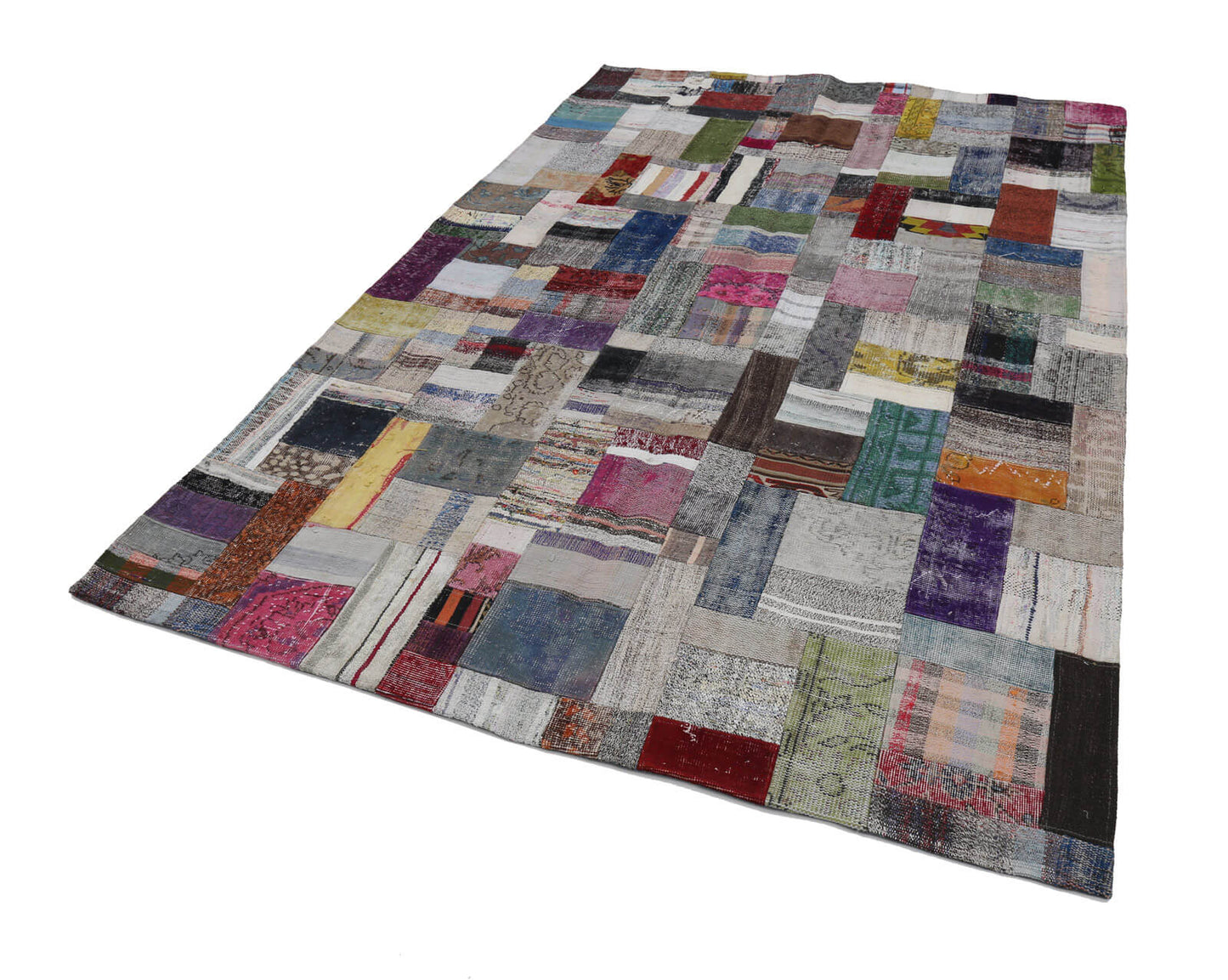 7x10 Multicolor Kilim Patchwork Rug - 22507