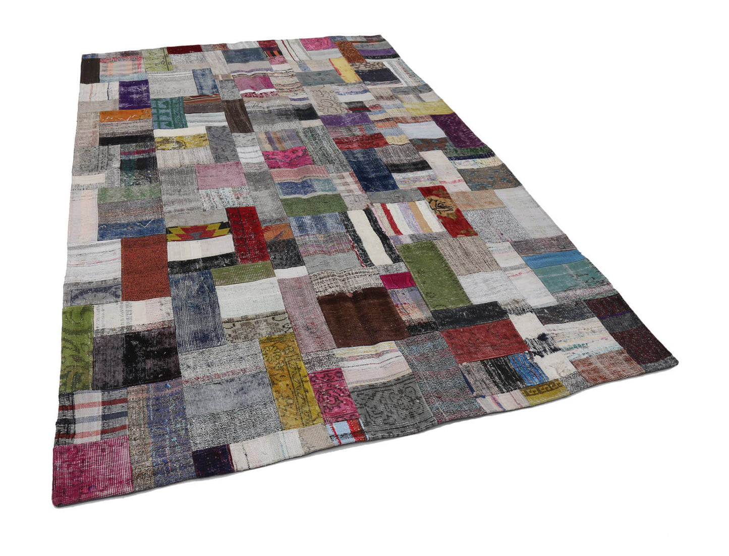 7x10 Multicolor Kilim Patchwork Rug - 22507