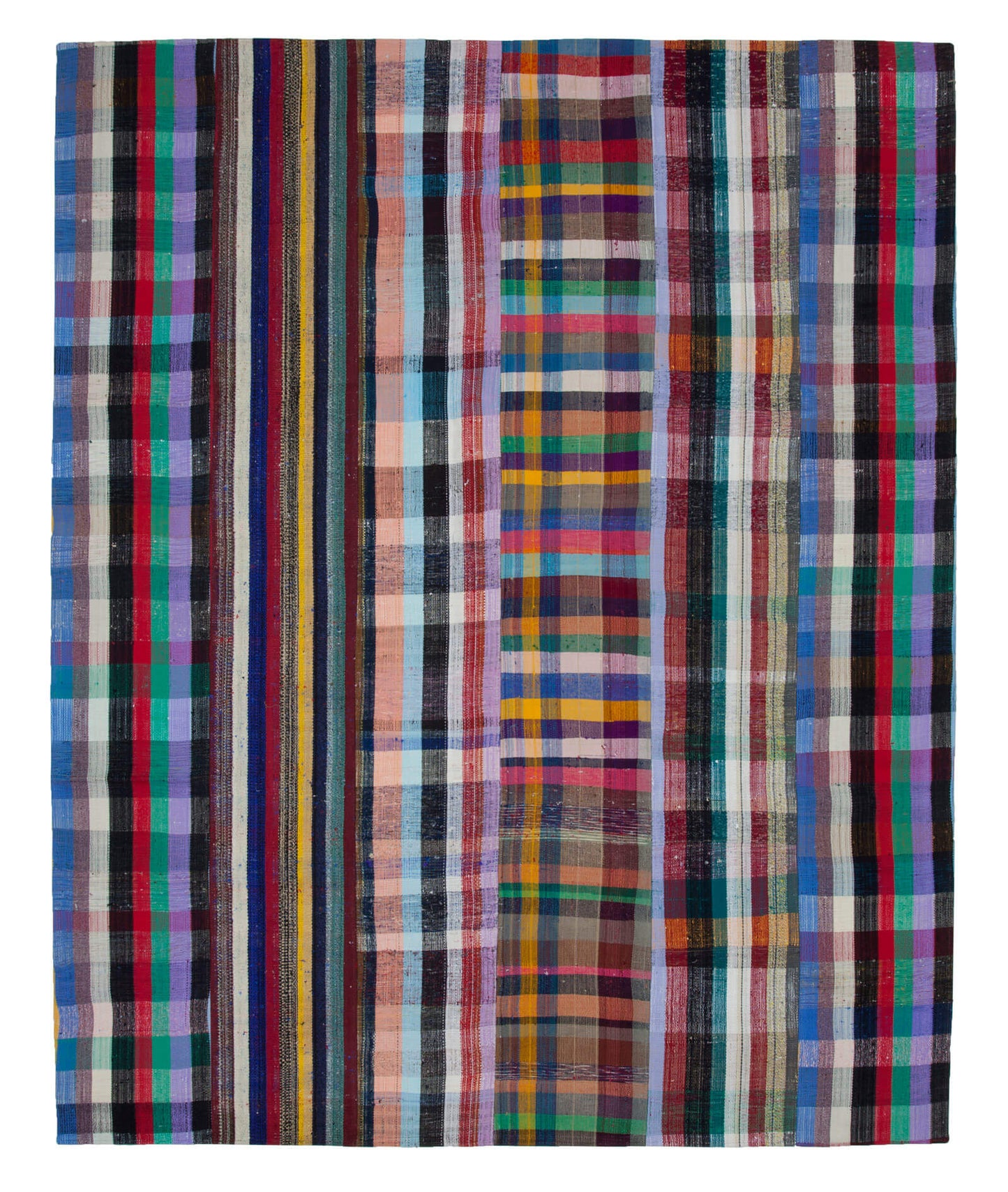 8x10 Multicolor Kilim Patchwork Rug - 22550