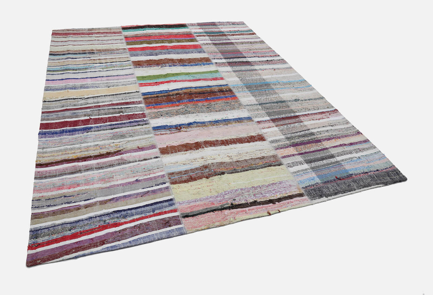 8x10 Multicolor Kilim Patchwork Rug - 22551