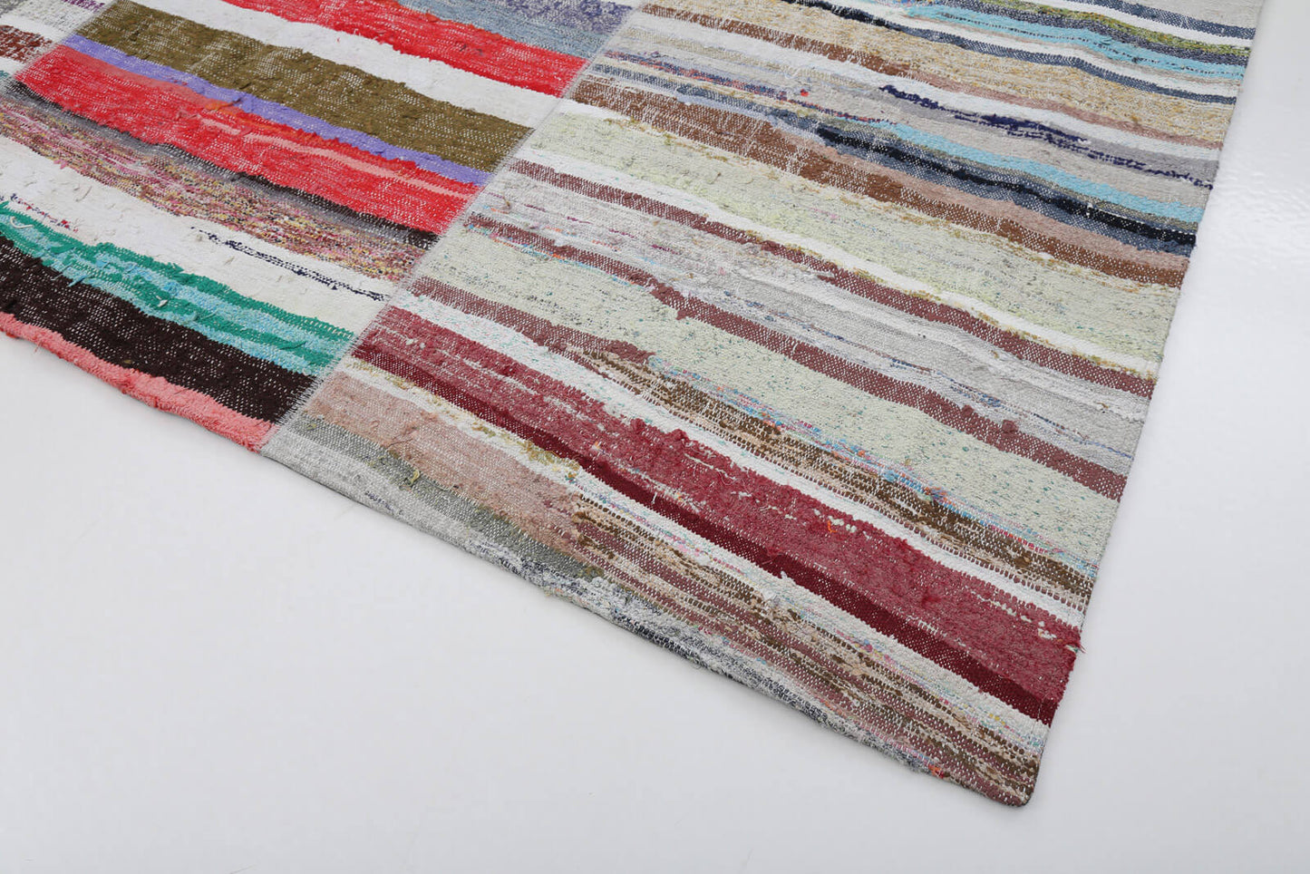 8x10 Multicolor Kilim Patchwork Rug - 22551