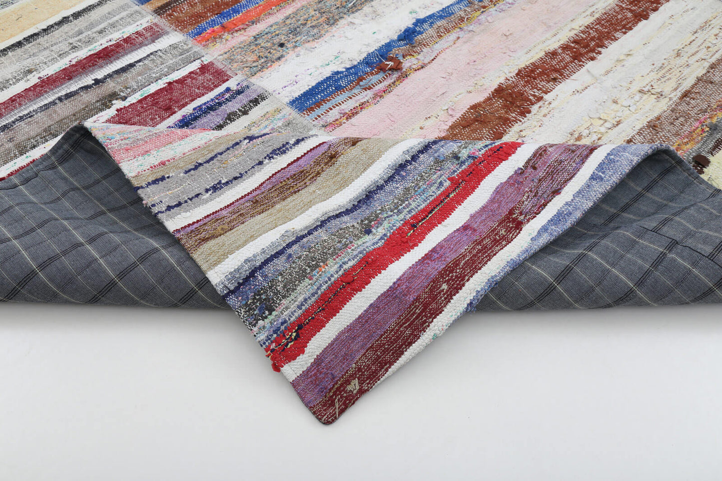 8x10 Multicolor Kilim Patchwork Rug - 22551