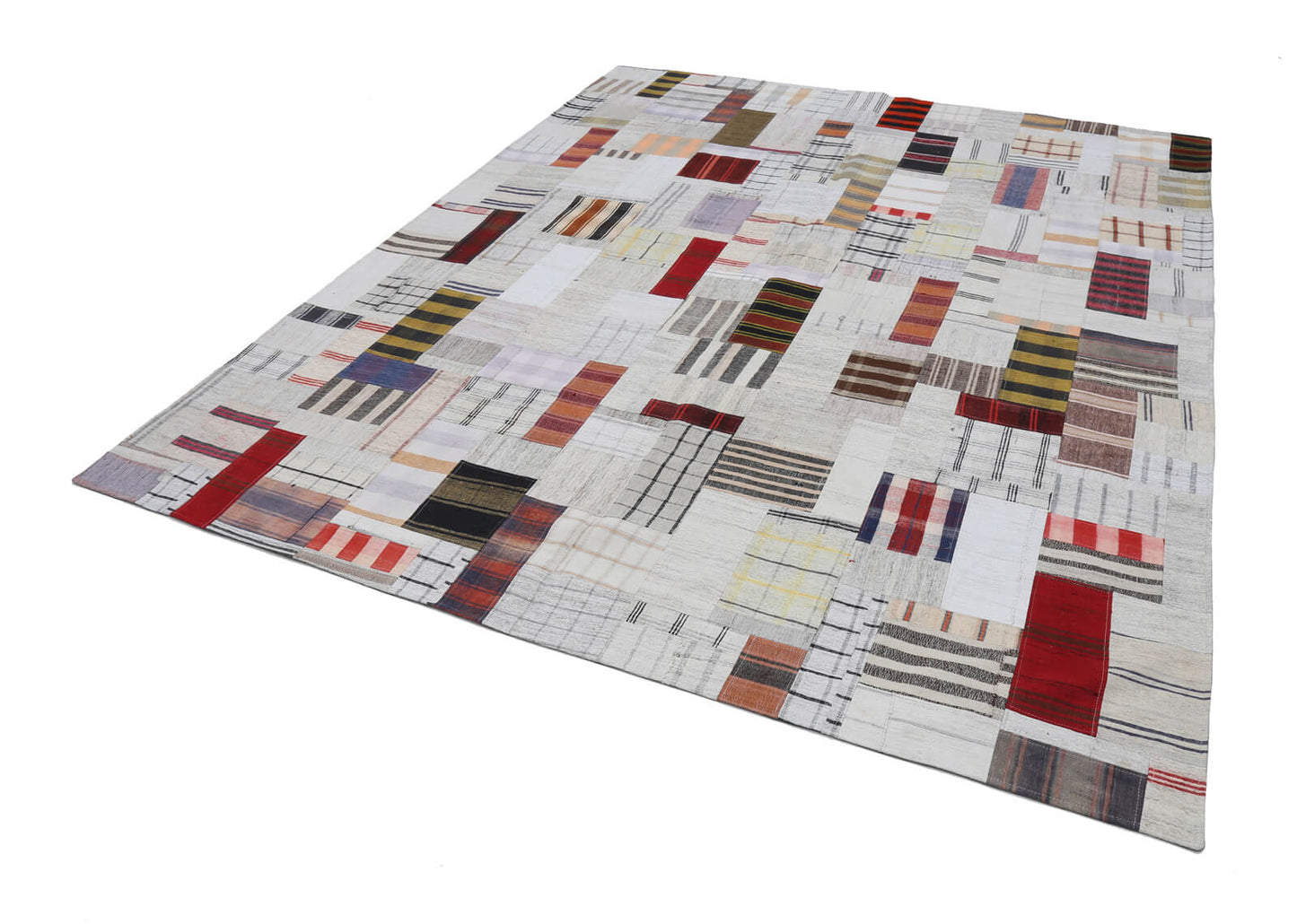 8x10 Multicolor Kilim Patchwork Rug - 22568