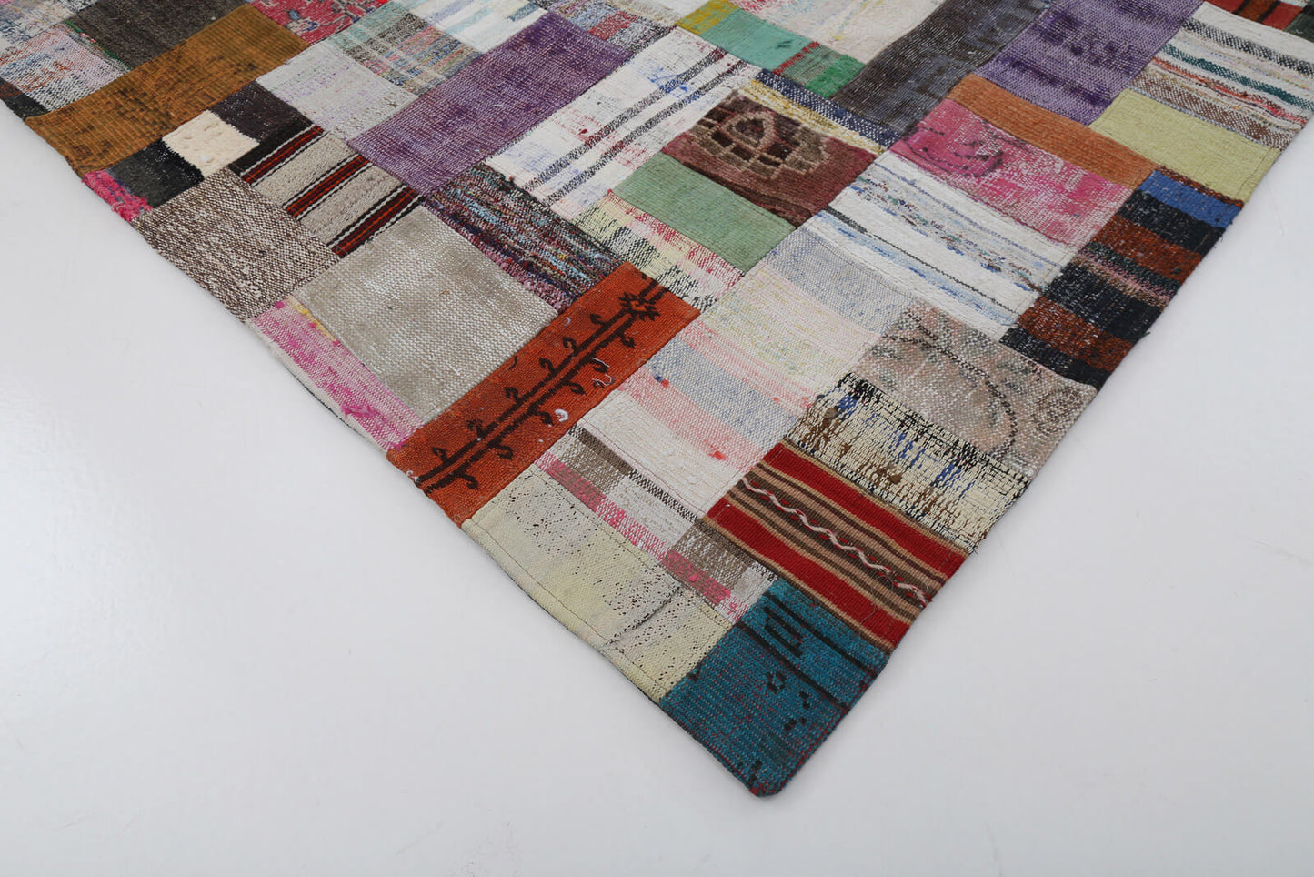 10x13 Multicolor Kilim Patchwork Rug - 22578