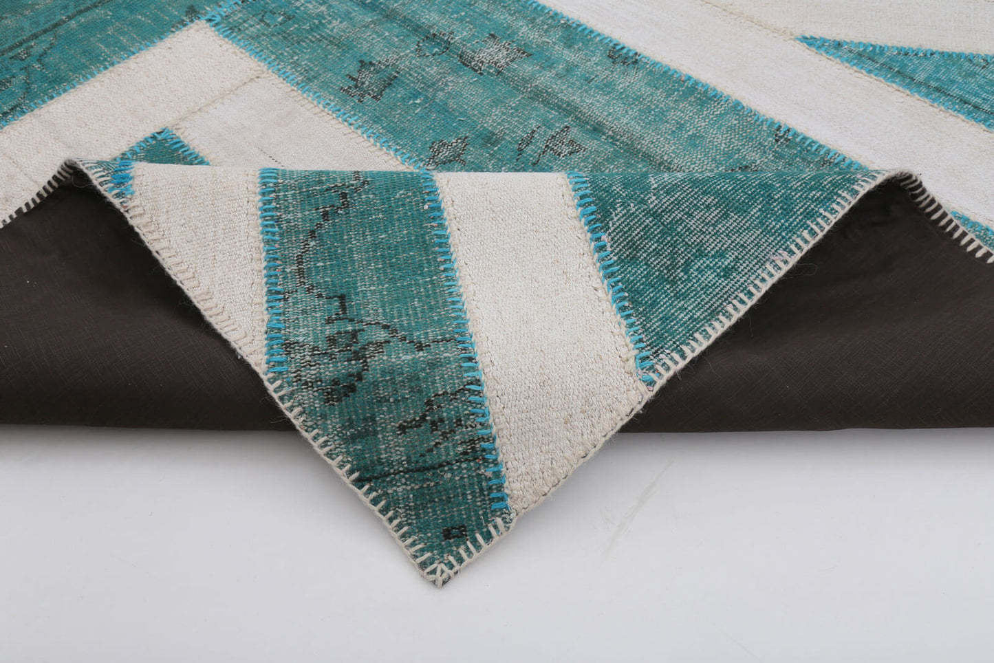 7x10 British Flag Patchwork Rug - 22593