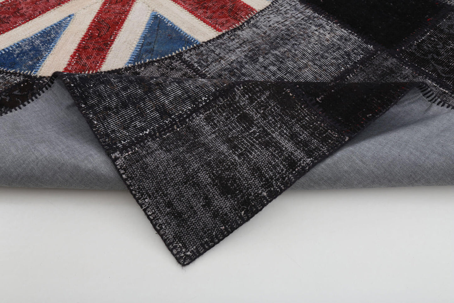 7x10 Uk Flag Patchwork Rug - 22602