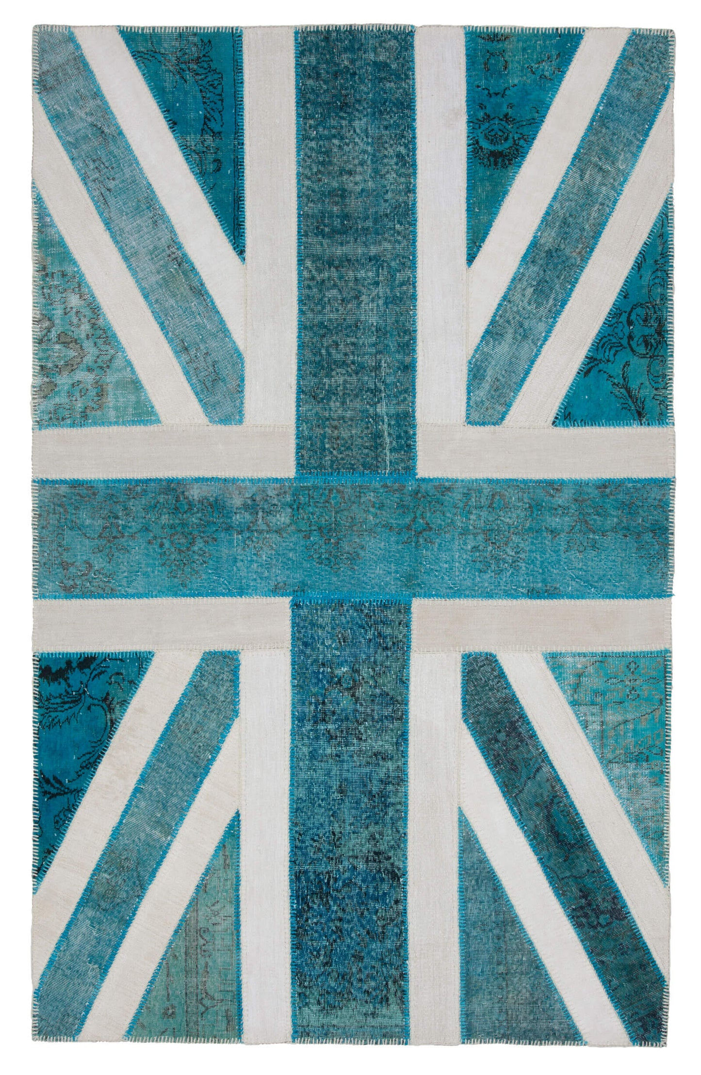 6x10 Uk Flag Patchwork Rug - 22603