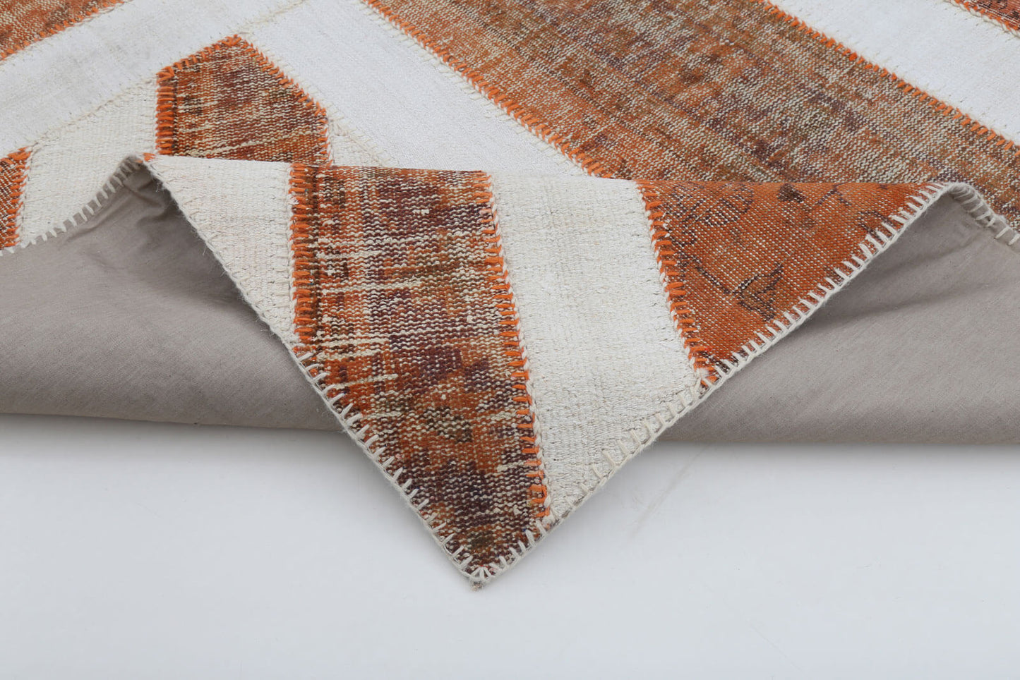 7x10 British Flag Patchwork Rug - 22611