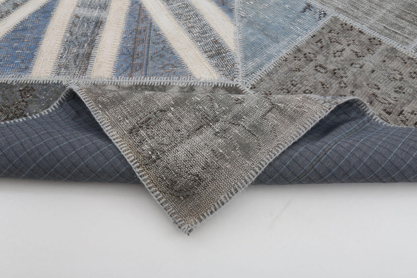 7x10 Uk Flag Patchwork Rug - 22617