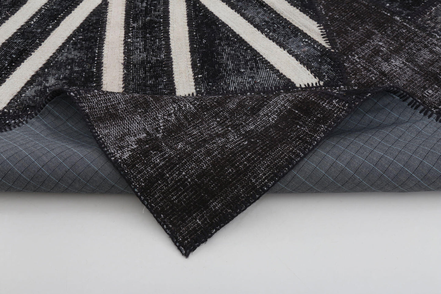 6x10 British Flag Patchwork Rug - 22625