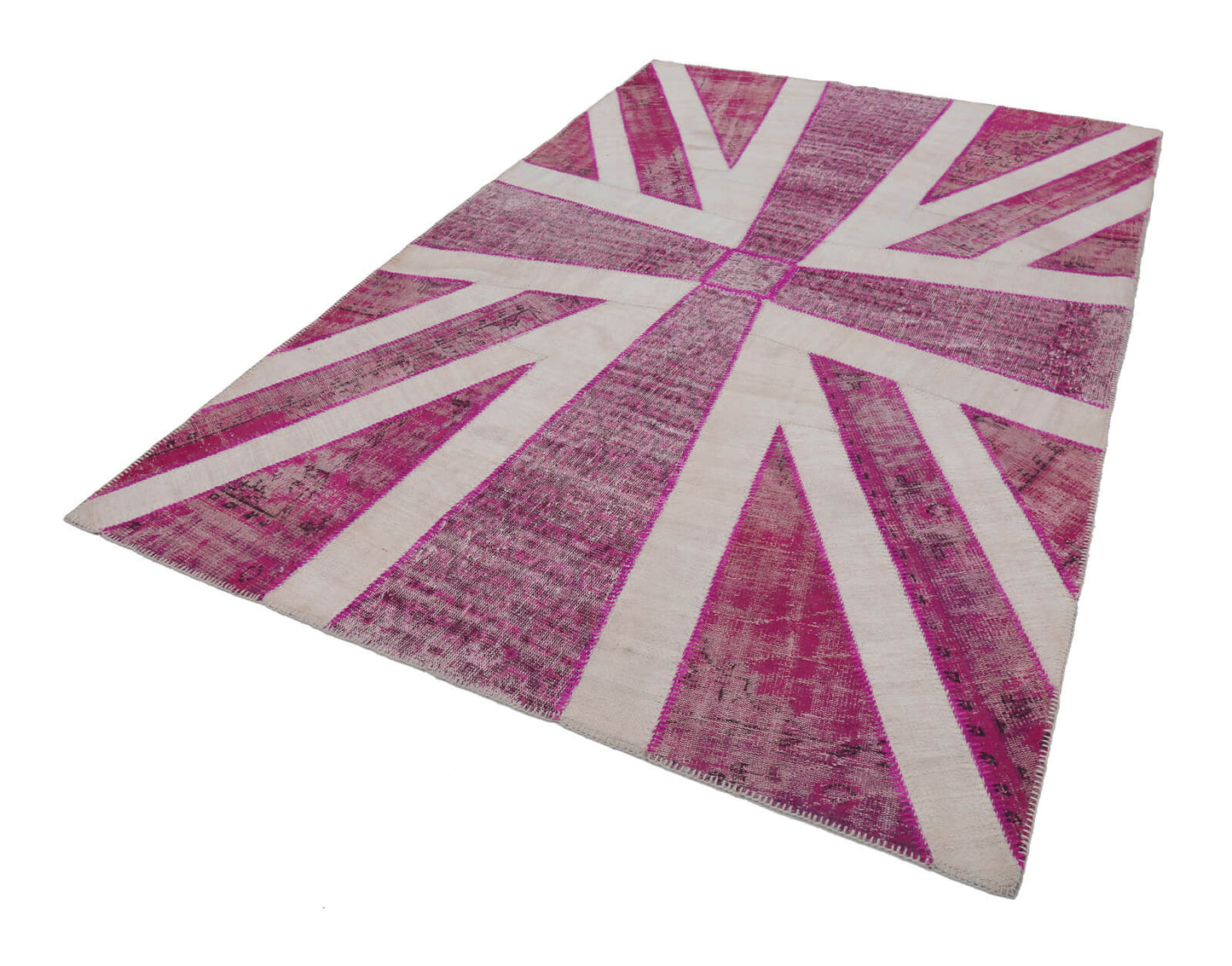 7x10 Uk Flag Patchwork Rug - 22627