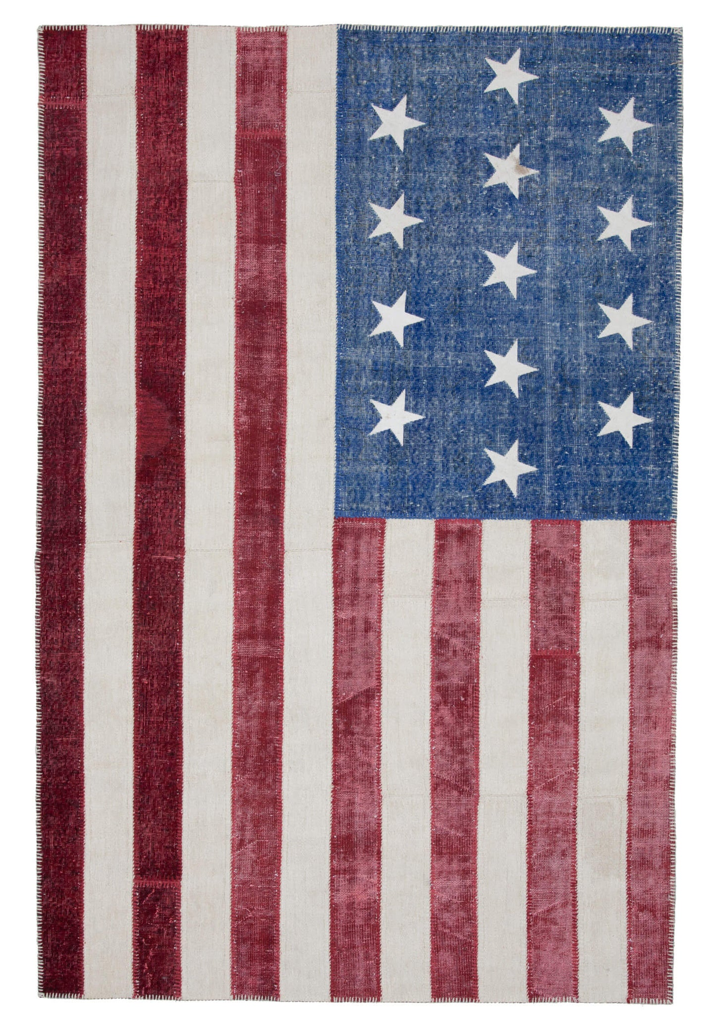 6x10 American Flag Patchwork Rug - 22628