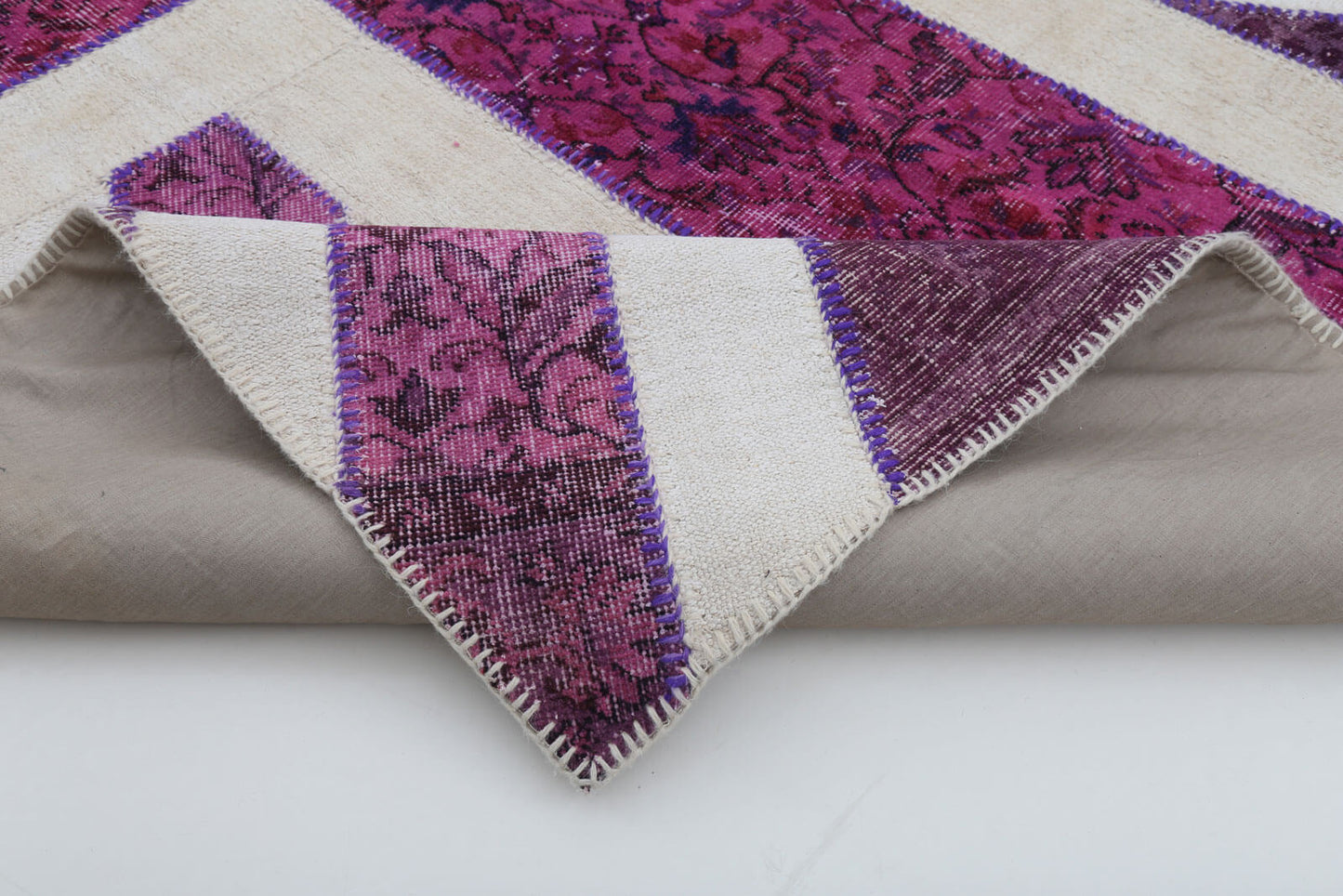 7x10 British Flag Patchwork Rug - 22630