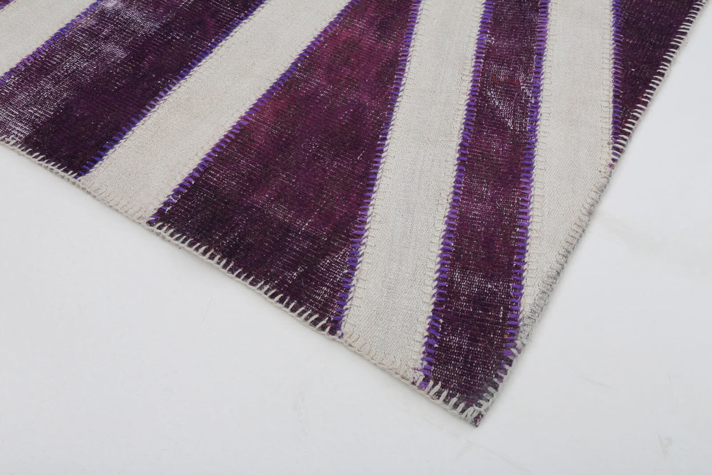 5x10 British Flag Patchwork Rug - 22633