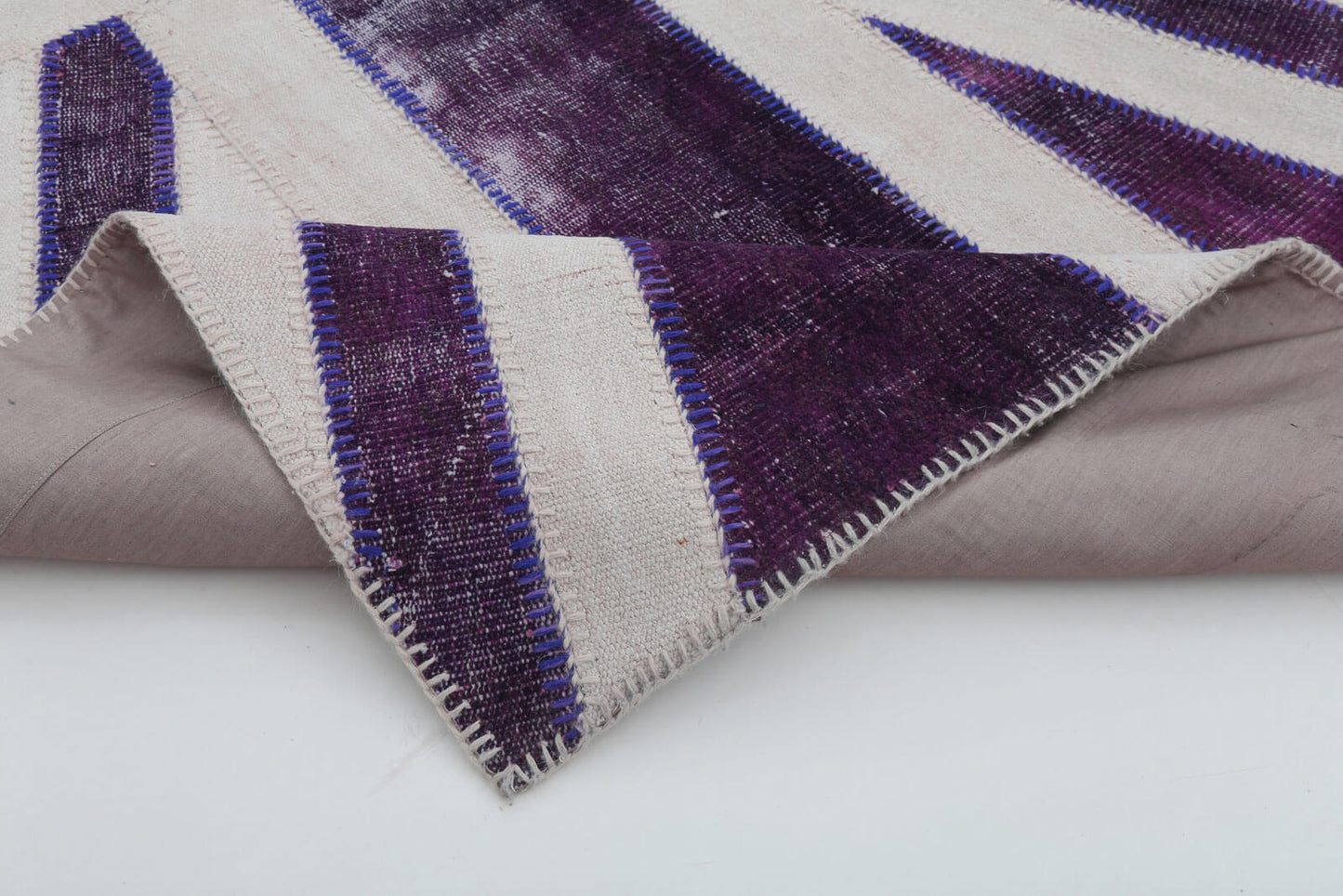 5x10 British Flag Patchwork Rug - 22633