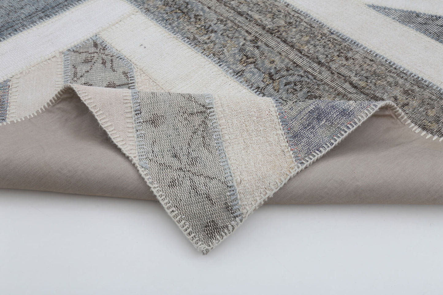 7x10 British Flag Patchwork Rug - 22647