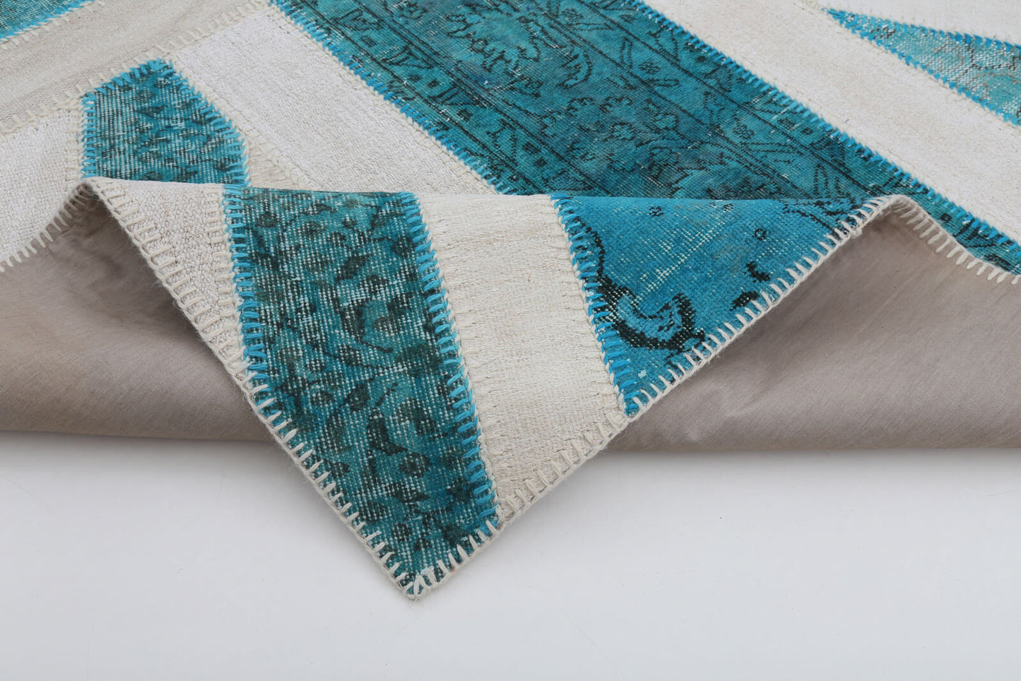 6x10 British Flag Patchwork Rug - 22648