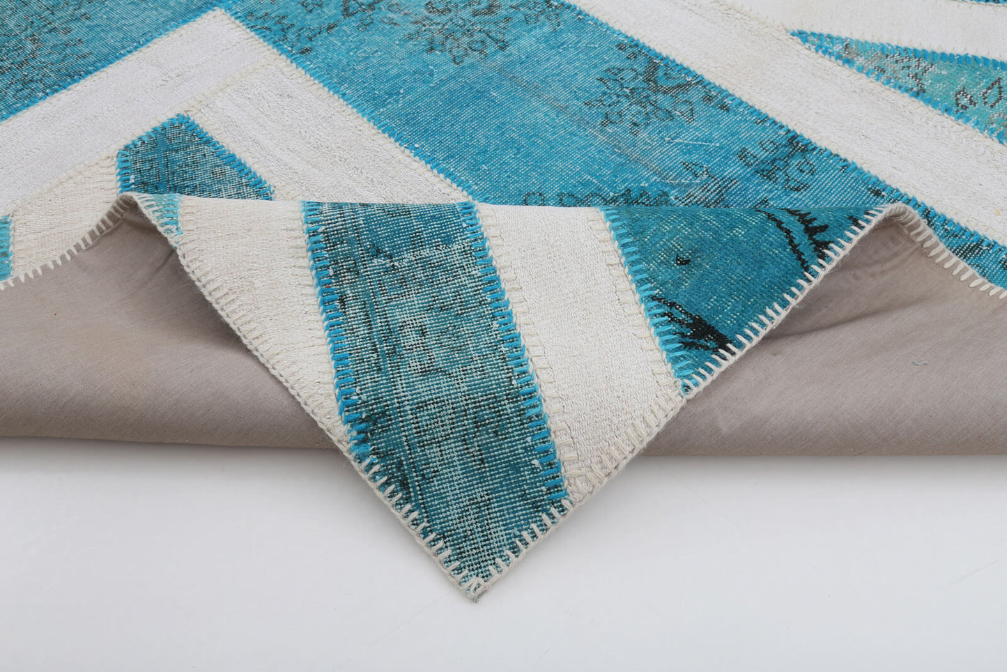 6x10 British Flag Patchwork Rug - 22659