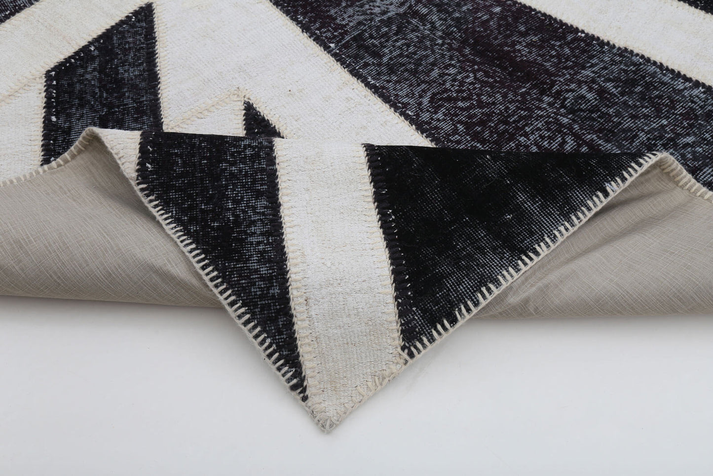 7x10 British Flag Patchwork Rug - 22661