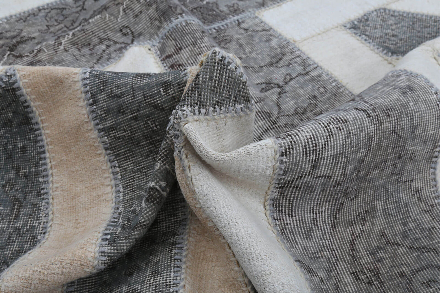 7x8 British Flag Patchwork Rug - 22676