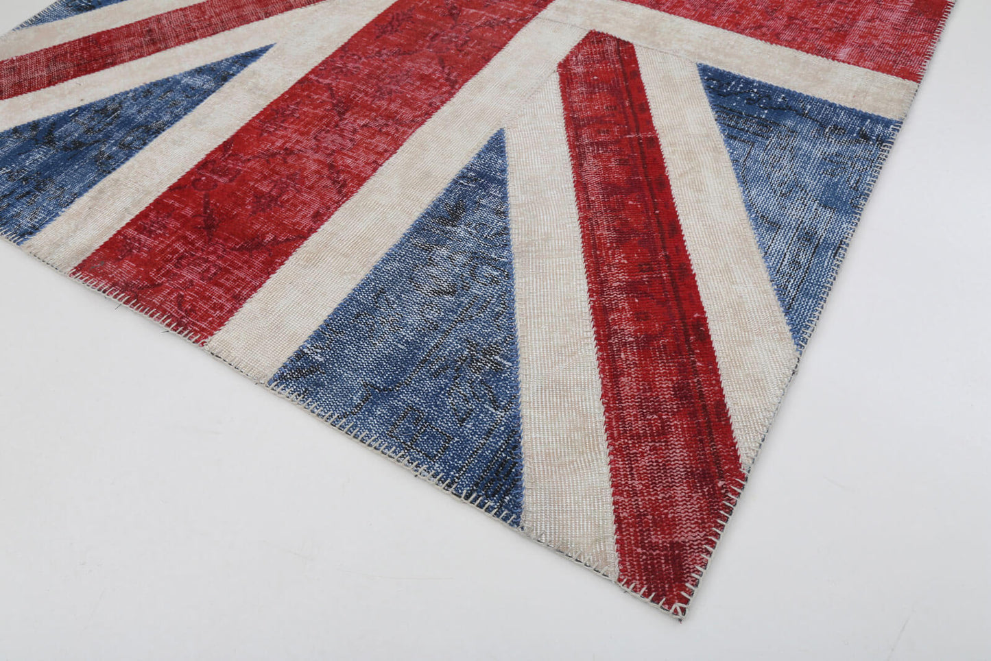 6x8 British Flag Patchwork Rug - 22686
