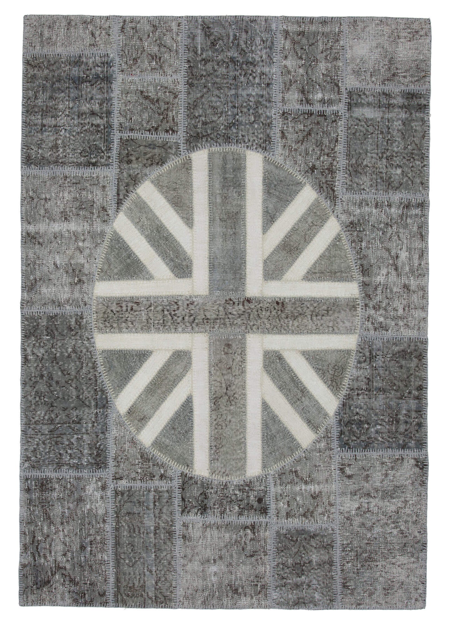 6x8 Uk Flag Patchwork Rug - 22692