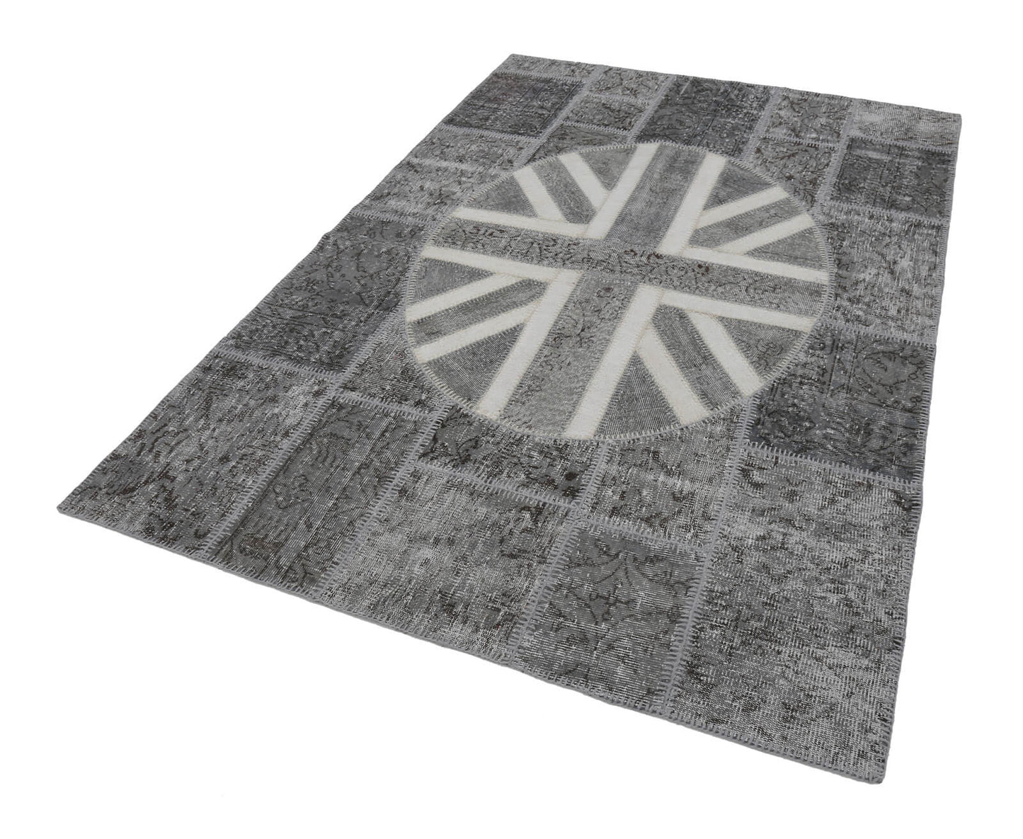 6x8 Uk Flag Patchwork Rug - 22692