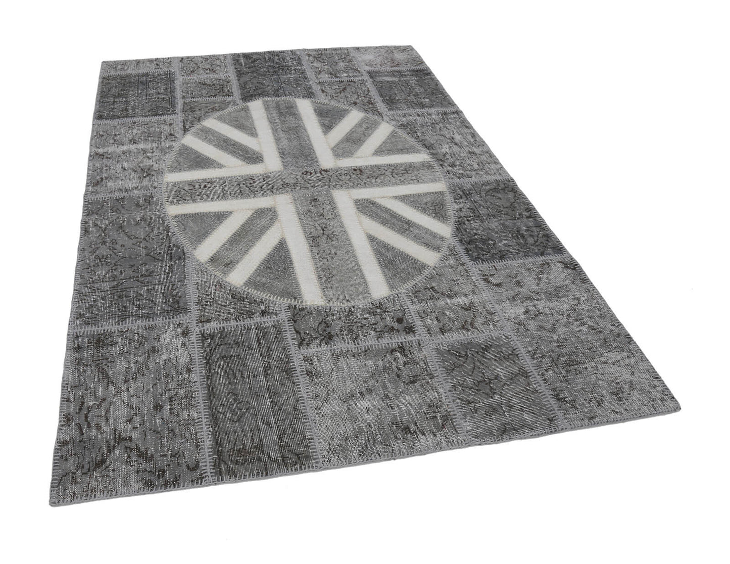 6x8 Uk Flag Patchwork Rug - 22692