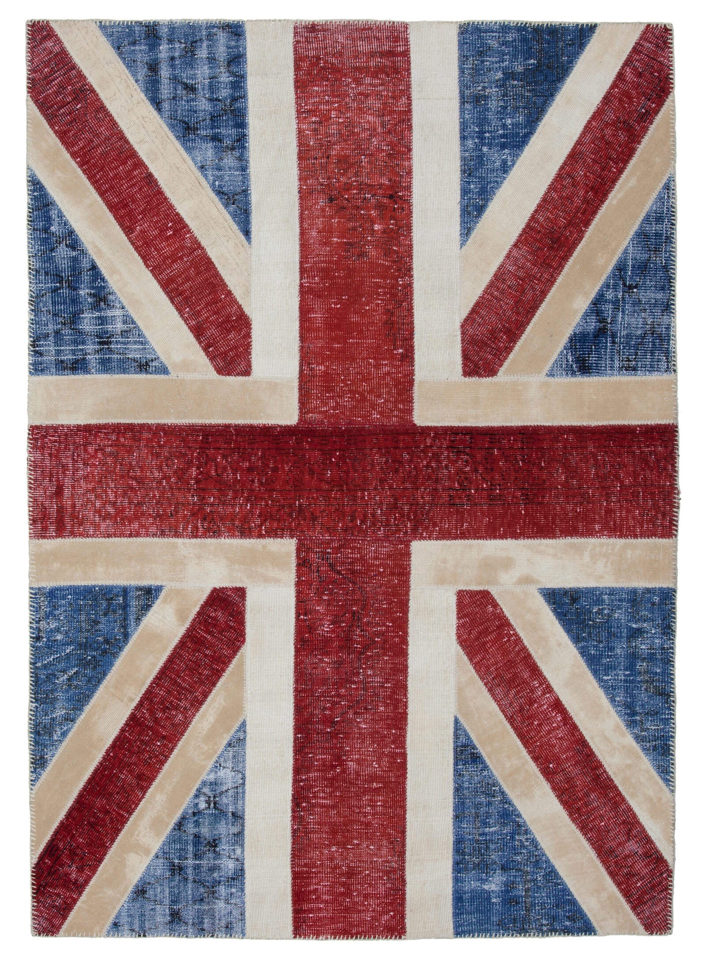 6x8 Uk Flag Patchwork Rug - 22700