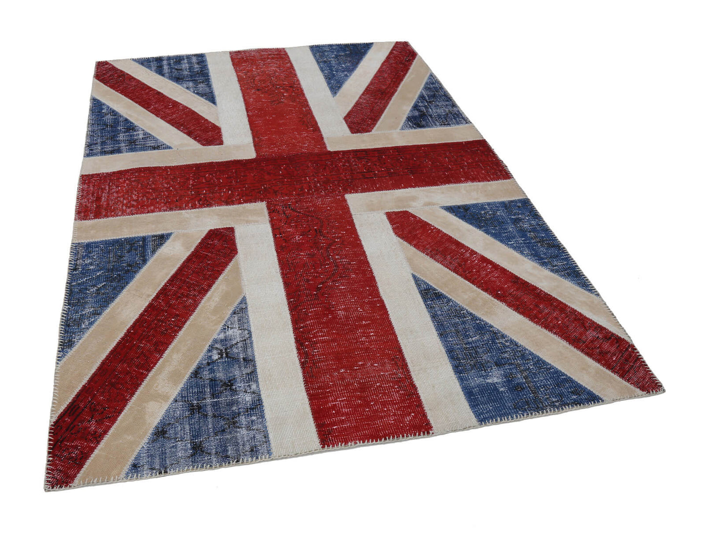 6x8 Uk Flag Patchwork Rug - 22700