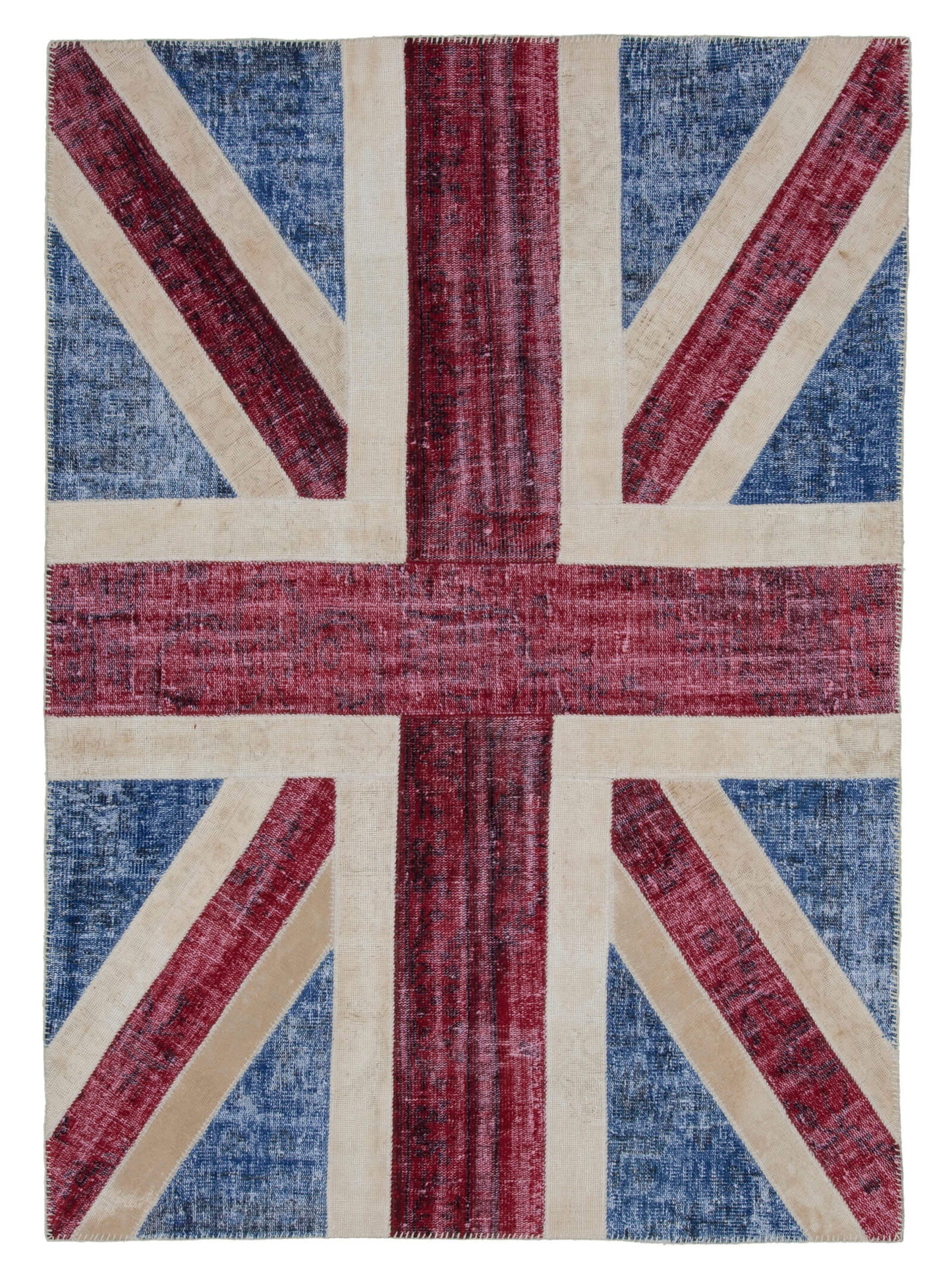 6x8 Uk Flag Patchwork Rug - 22702