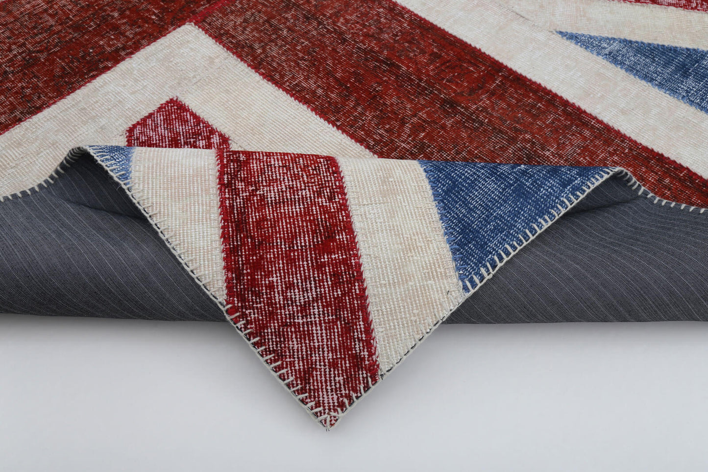 6x8 British Flag Patchwork Rug - 22703