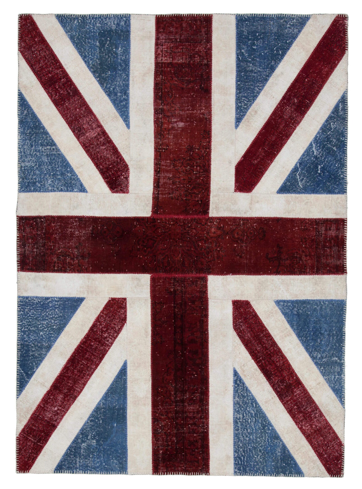 6x8 Uk Flag Patchwork Rug - 22705