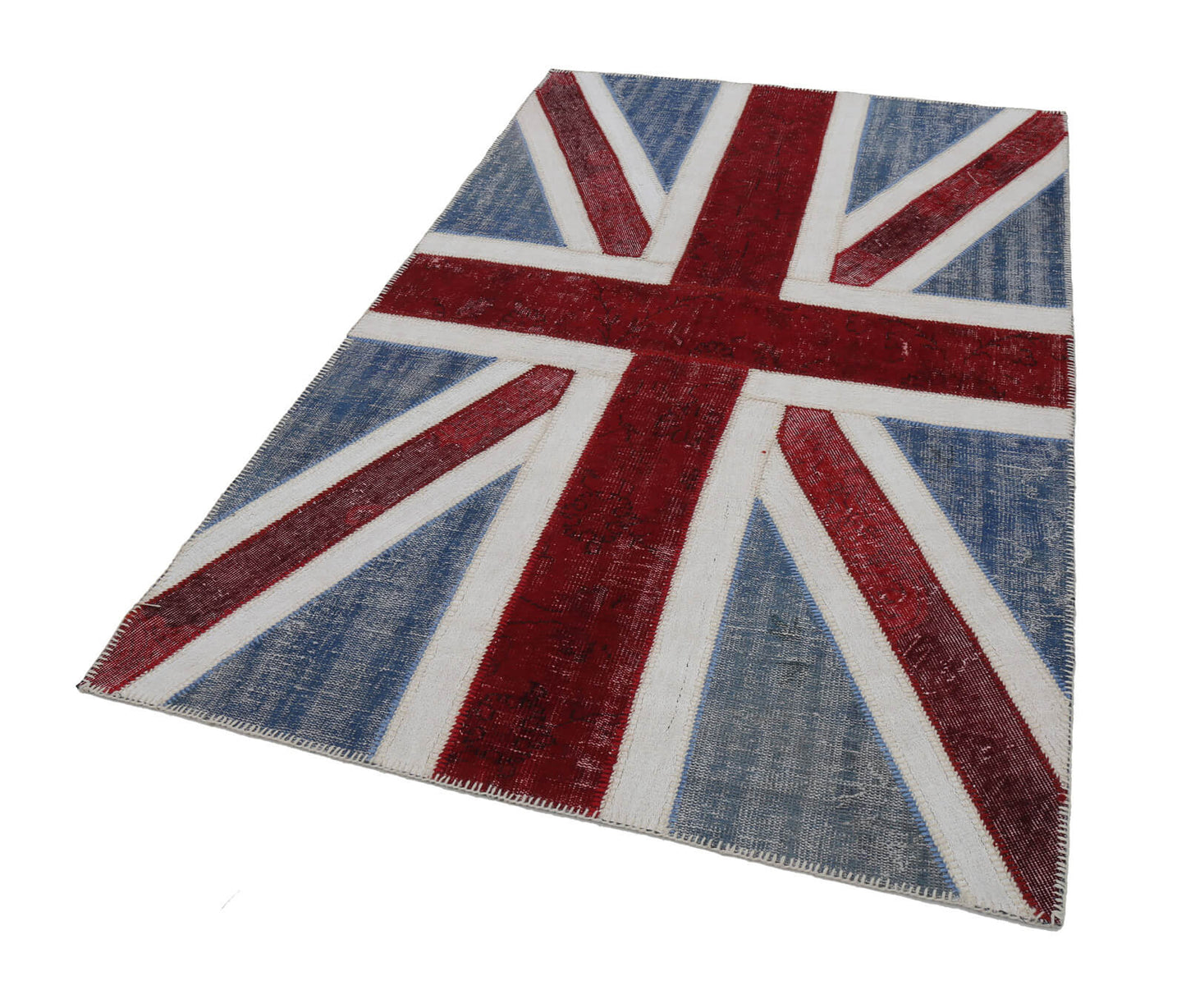 5x8 British Flag Patchwork Rug - 22706