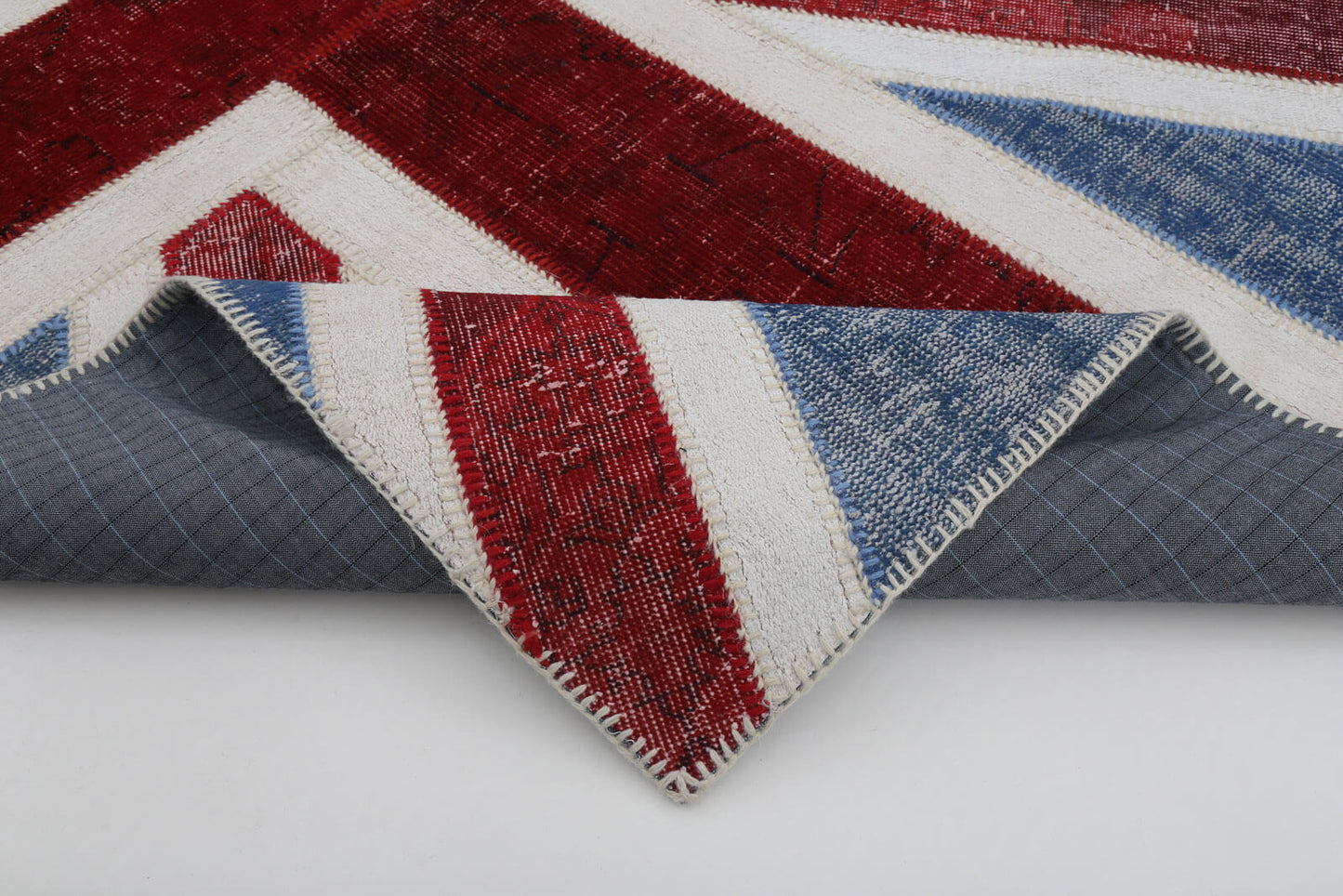 5x8 British Flag Patchwork Rug - 22706