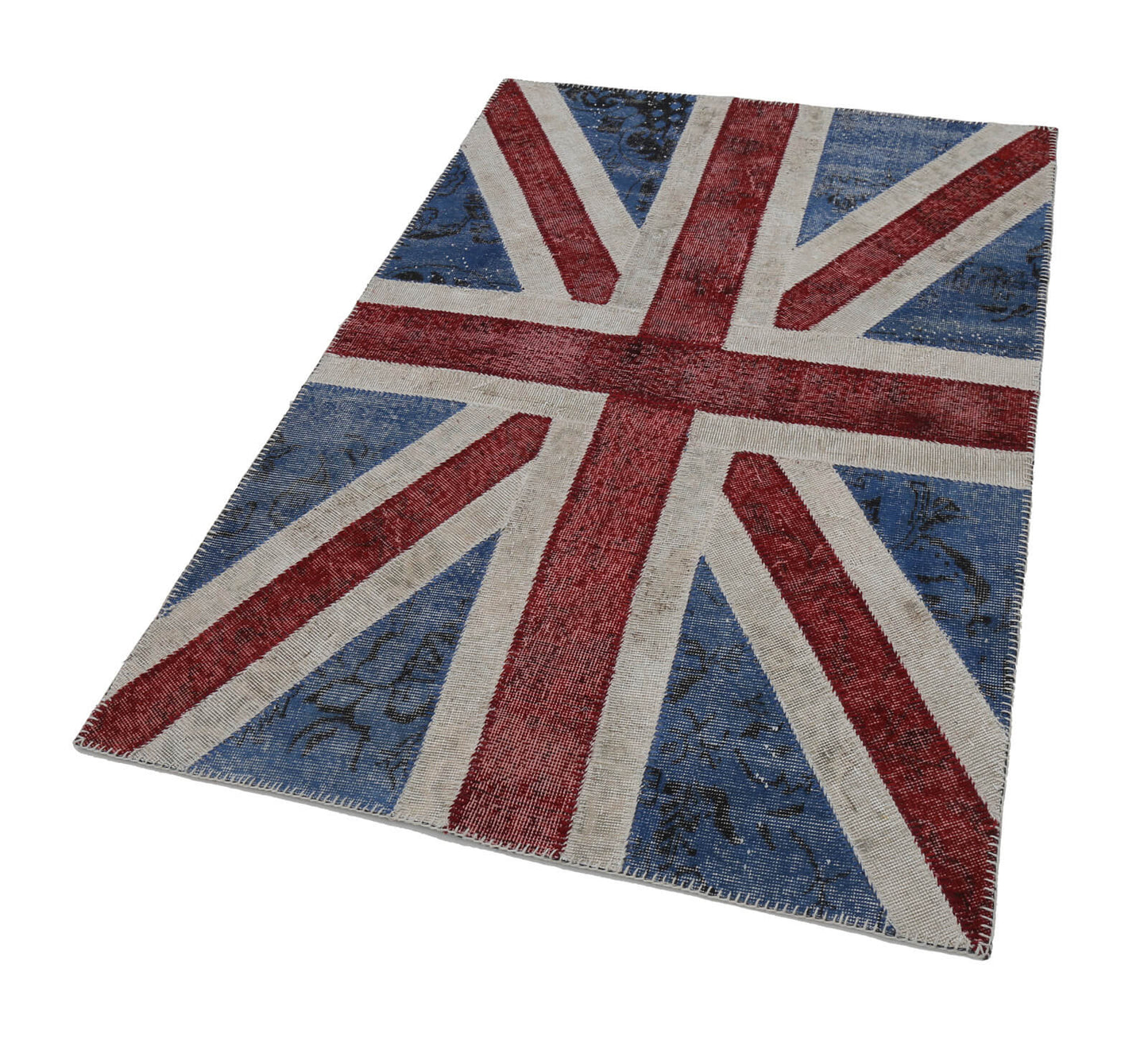 4x6 British Flag Patchwork Rug - 22708