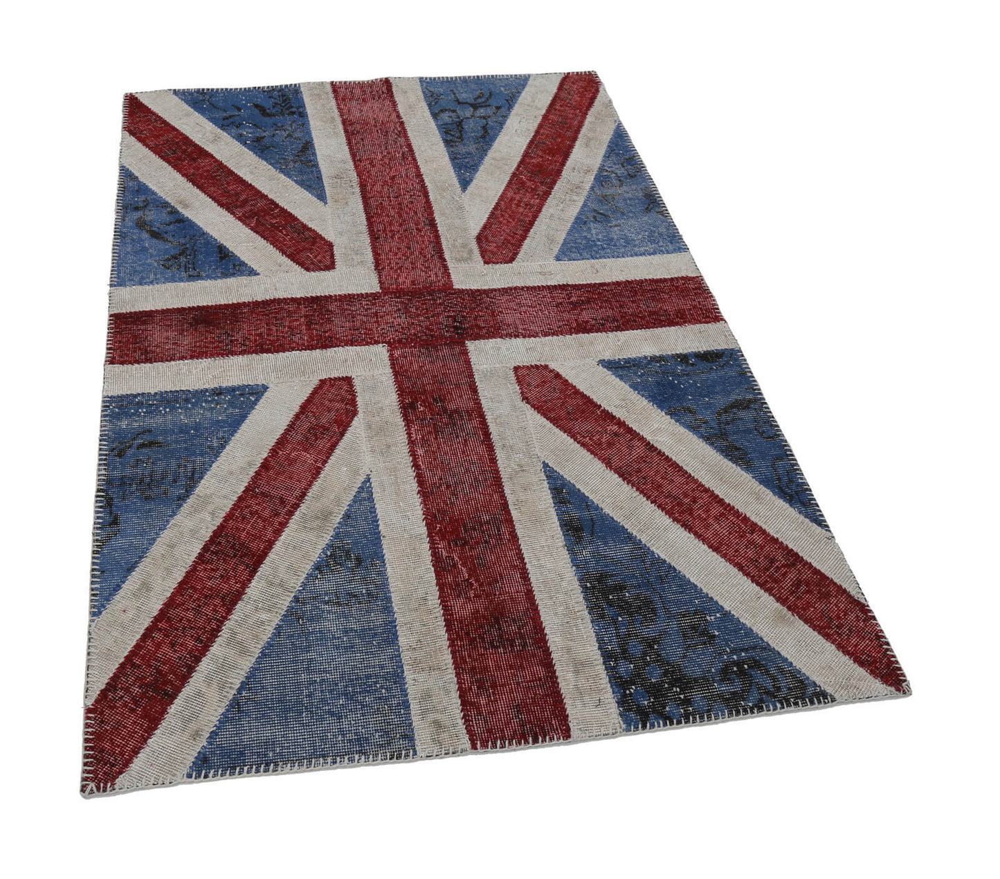 4x6 British Flag Patchwork Rug - 22708