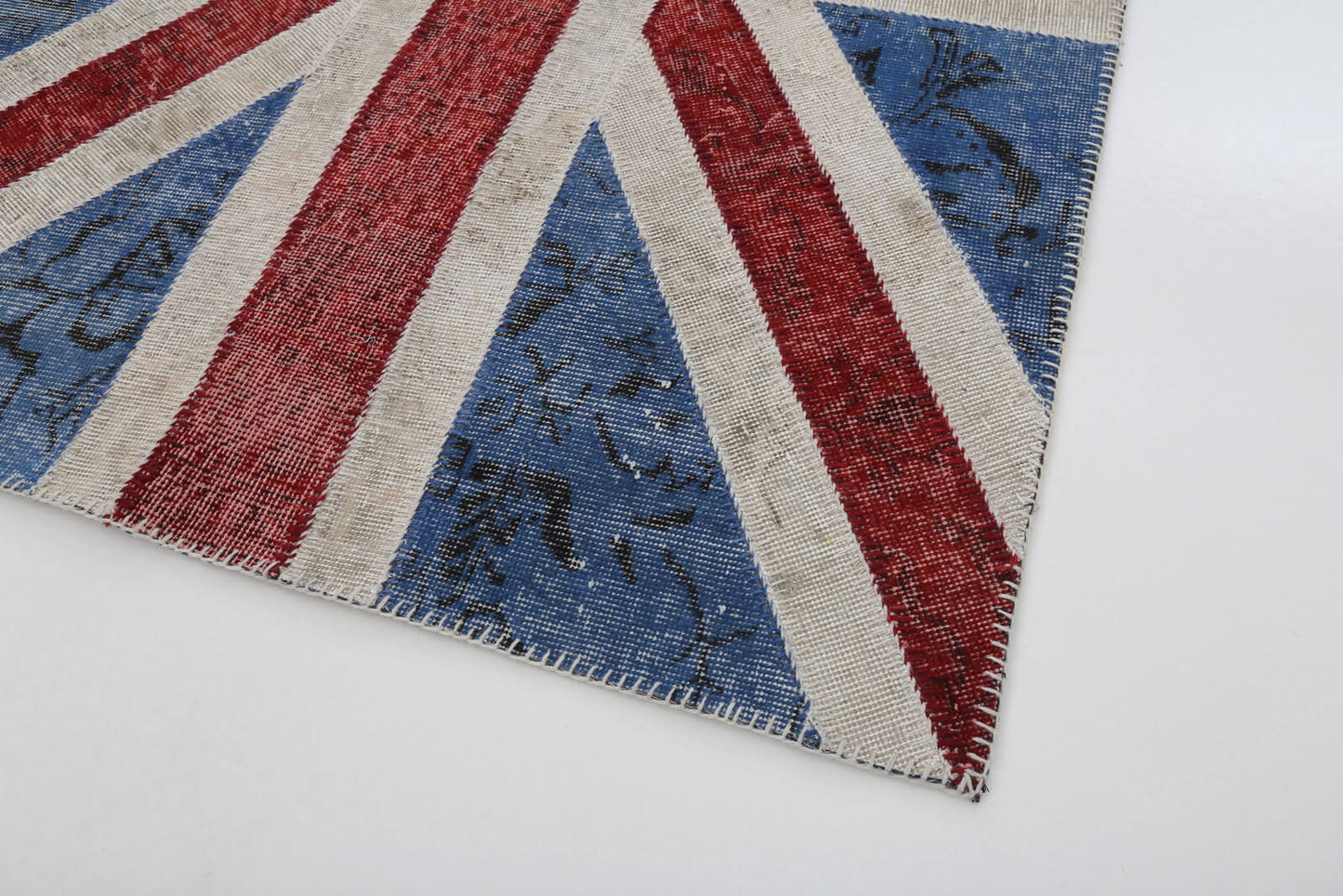 4x6 British Flag Patchwork Rug - 22708