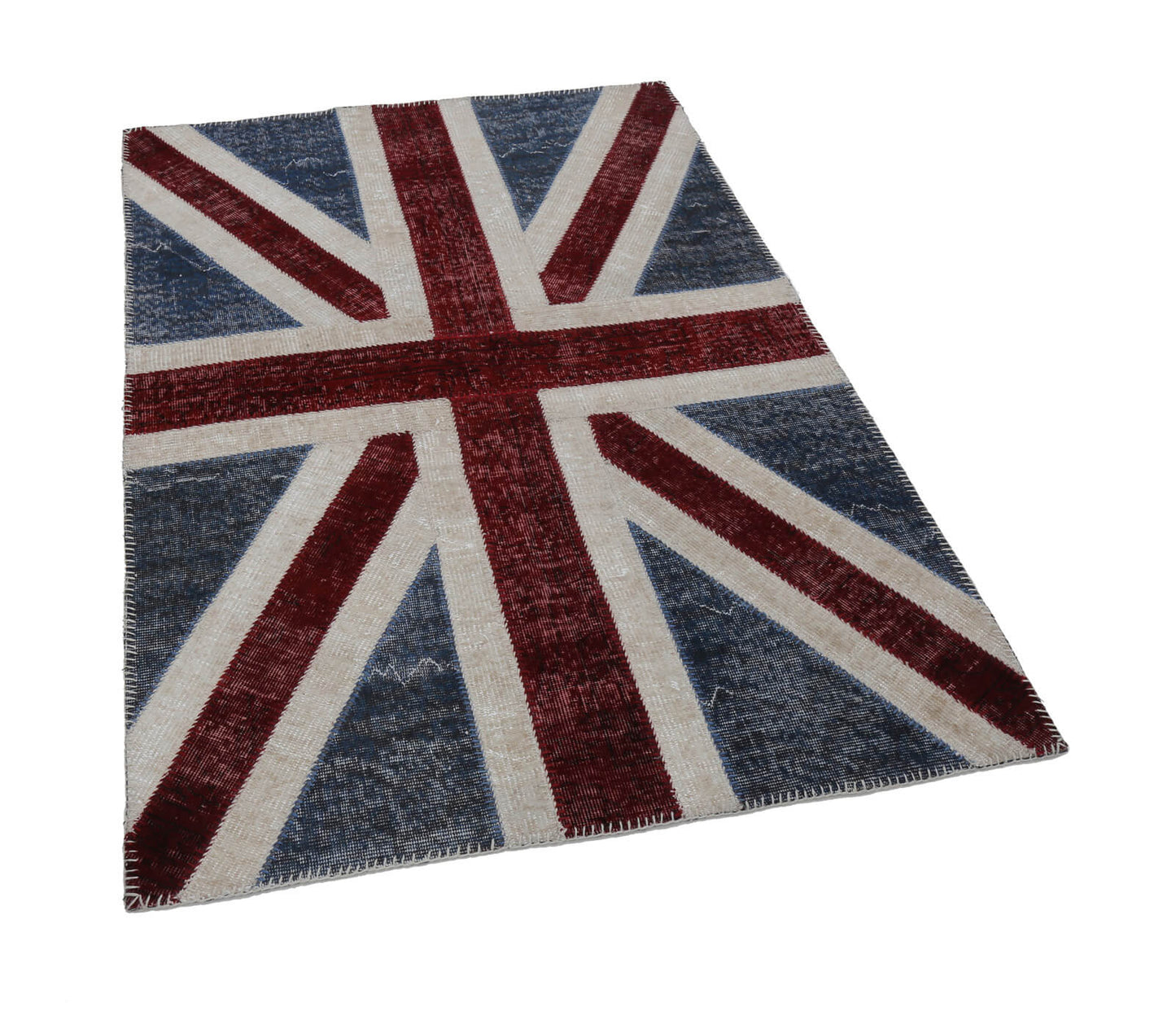 4x6 Uk Flag Patchwork Rug - 22710