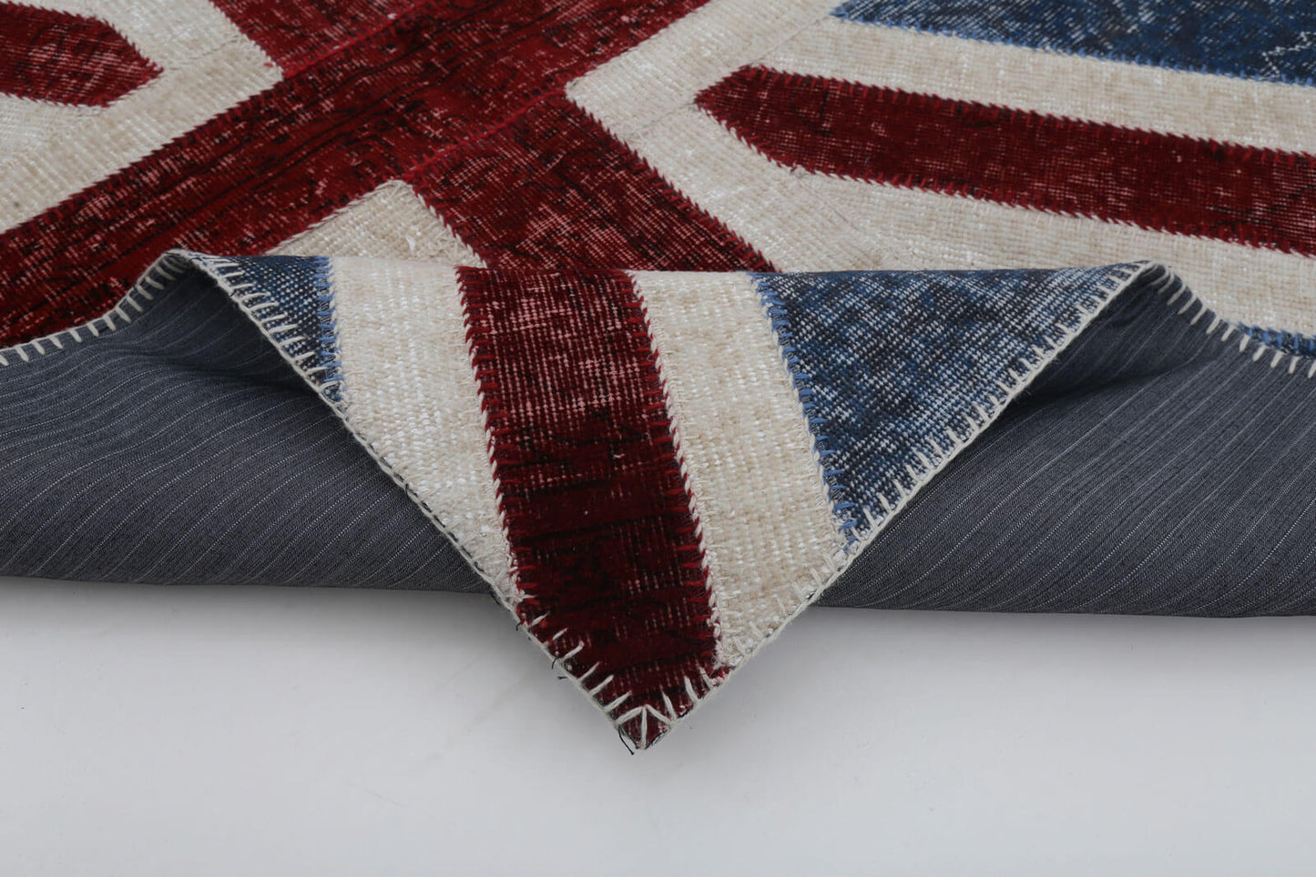4x6 Uk Flag Patchwork Rug - 22710