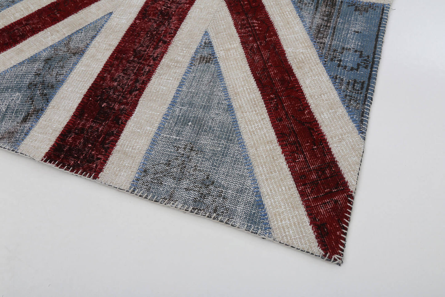 4x6 British Flag Patchwork Rug - 22712