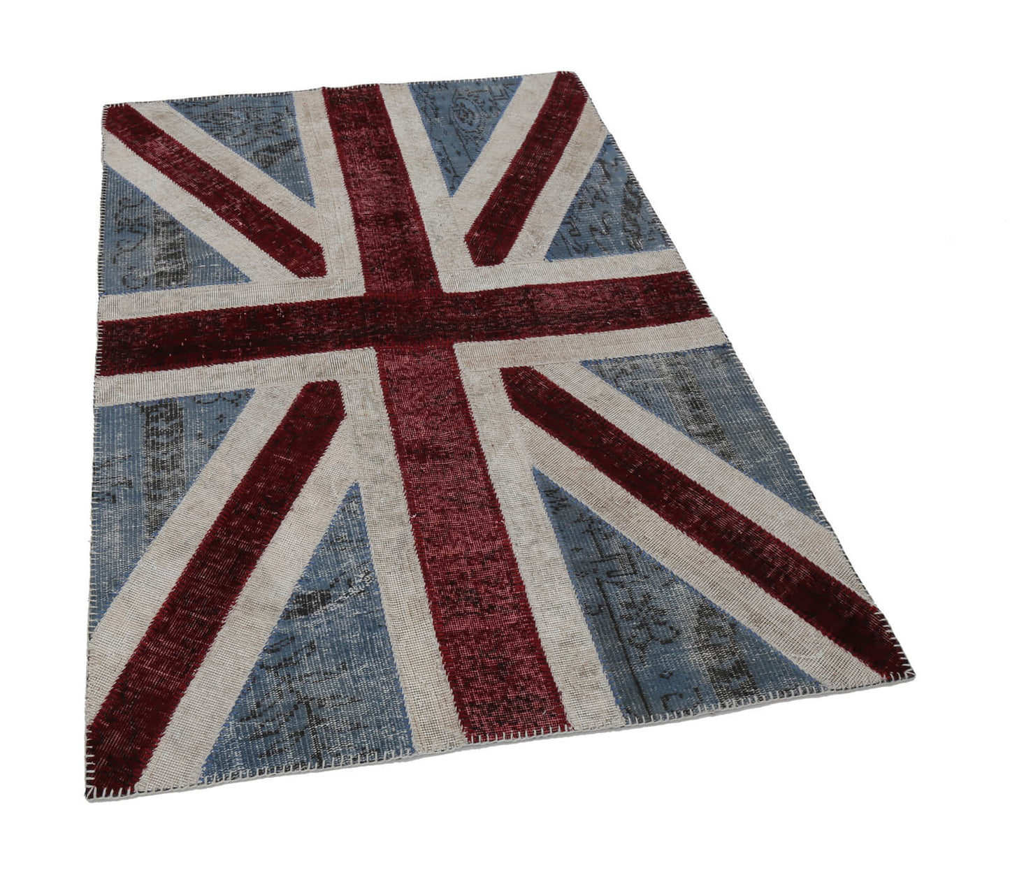 4x6 British Flag Patchwork Rug - 22716