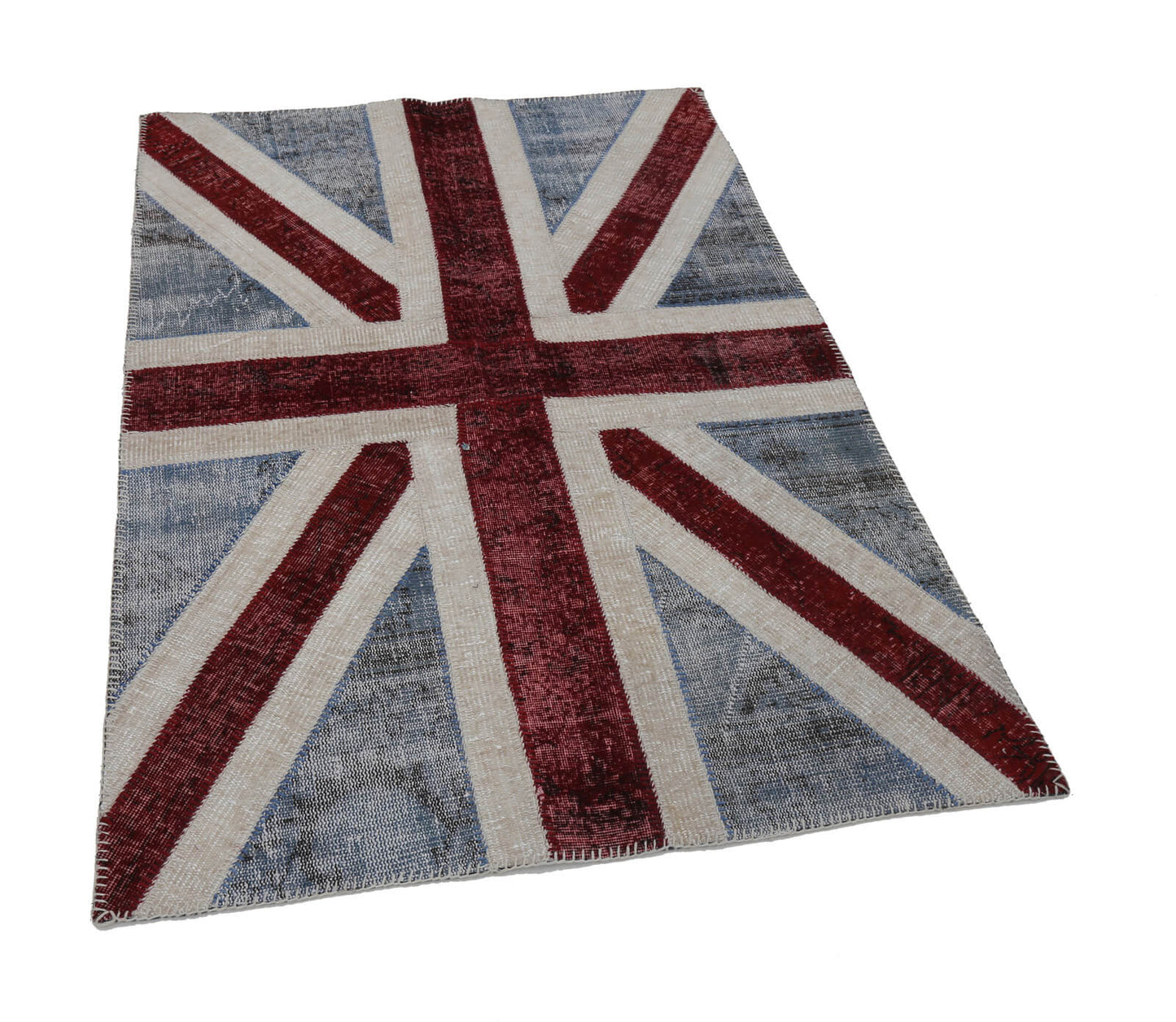 4x6 British Flag Patchwork Rug - 22717
